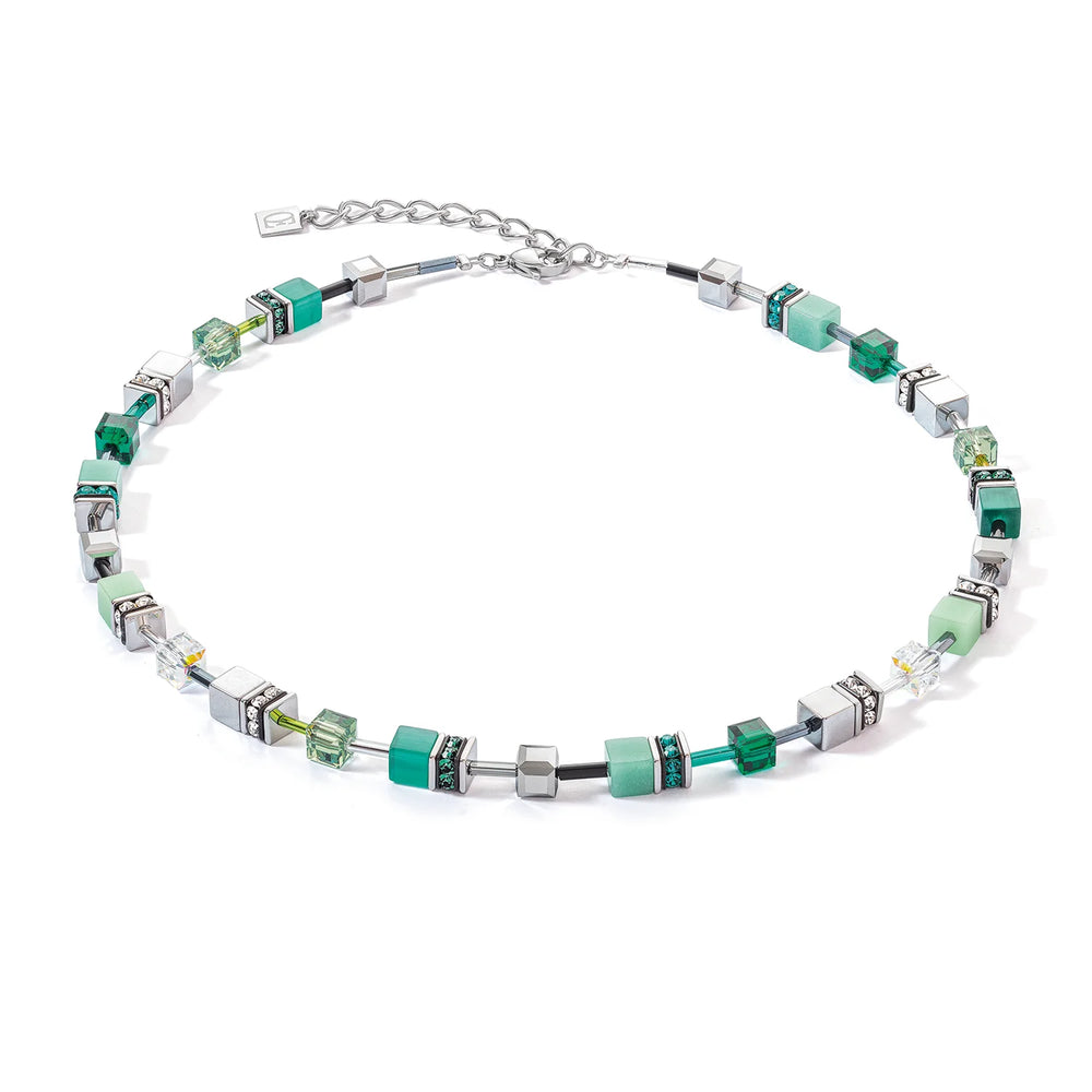 Coeur De Lion - GeoCube FORREST Green Necklace