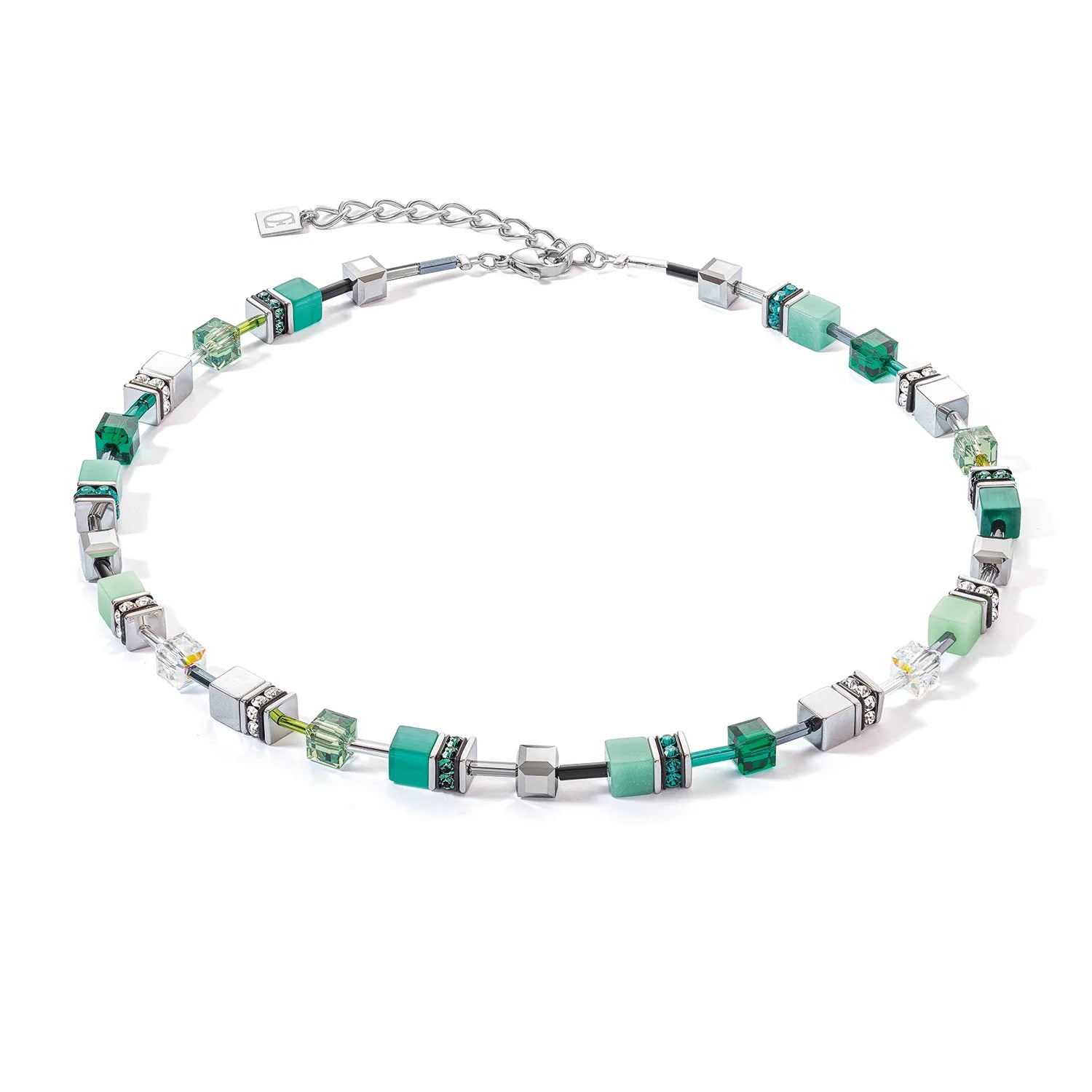 Coeur De Lion - GeoCube FORREST Green Necklace