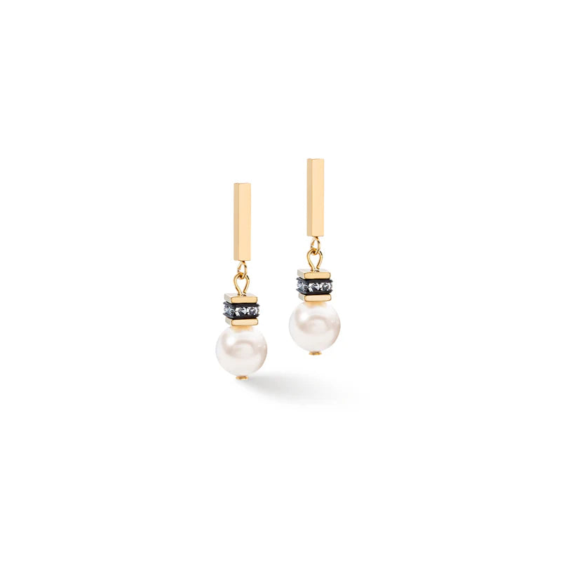 Coeur De Lion - GeoCube PRISM Pearl Drop Earrings
