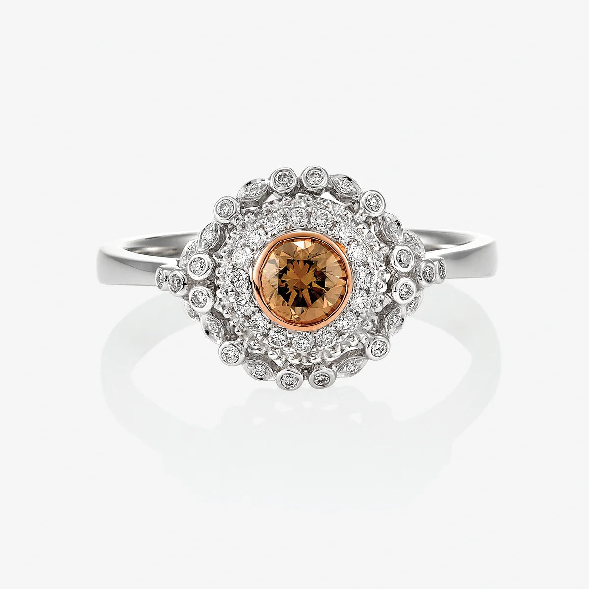 'Constellation' 9ct White Gold 0.50ct Chocolate Diamond Ring