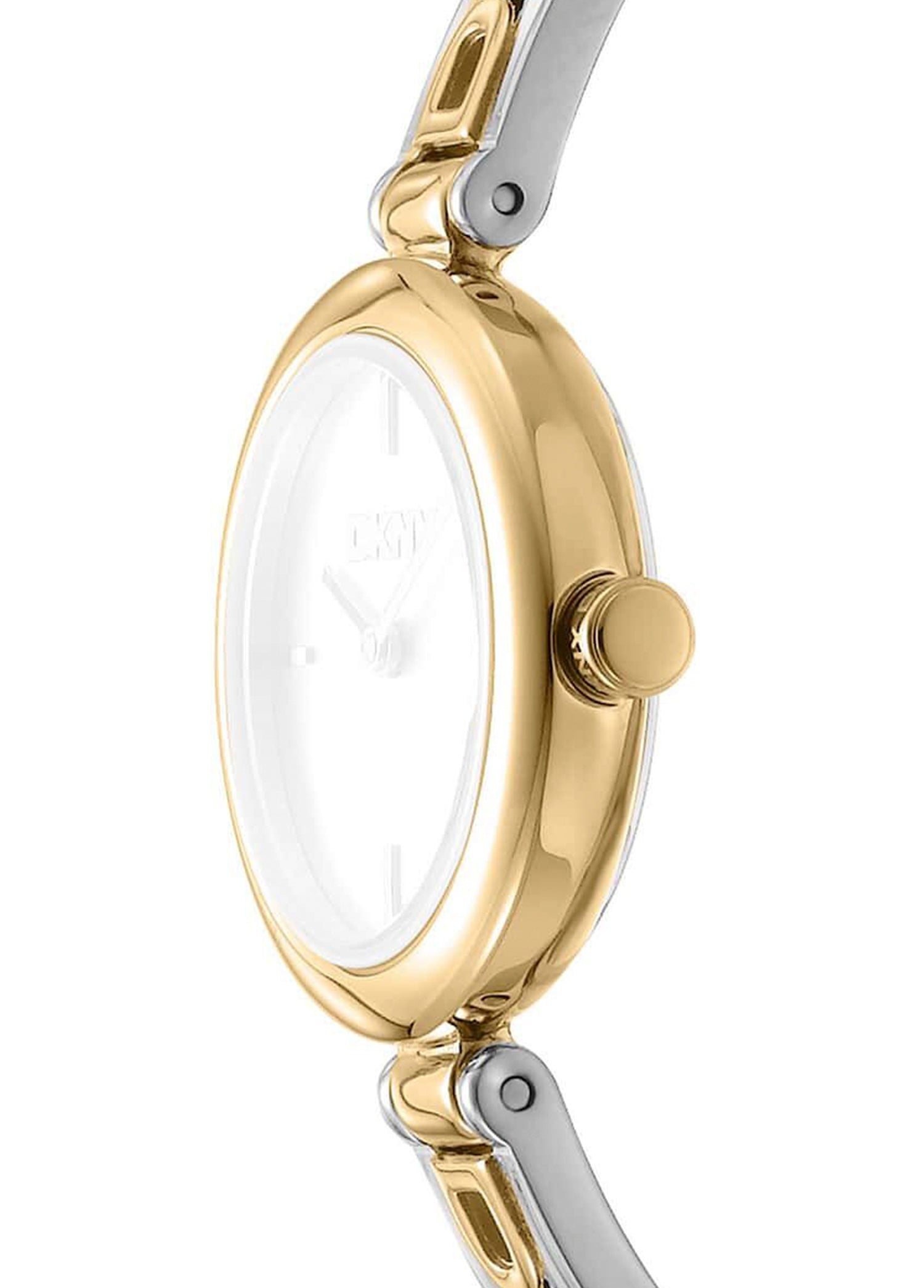 DKNY Dainty Two Tone Silver Gold Ladies Watch