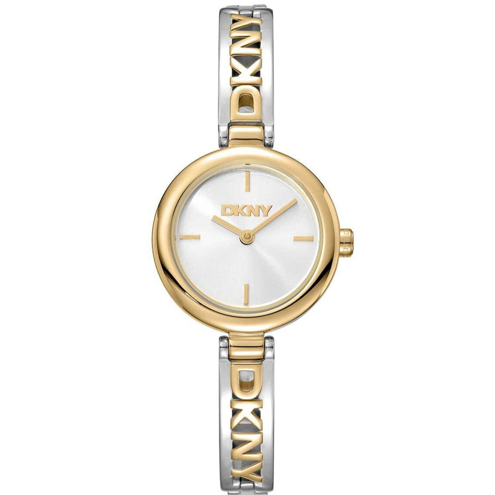 DKNY Dainty Two Tone Silver Gold Ladies Watch