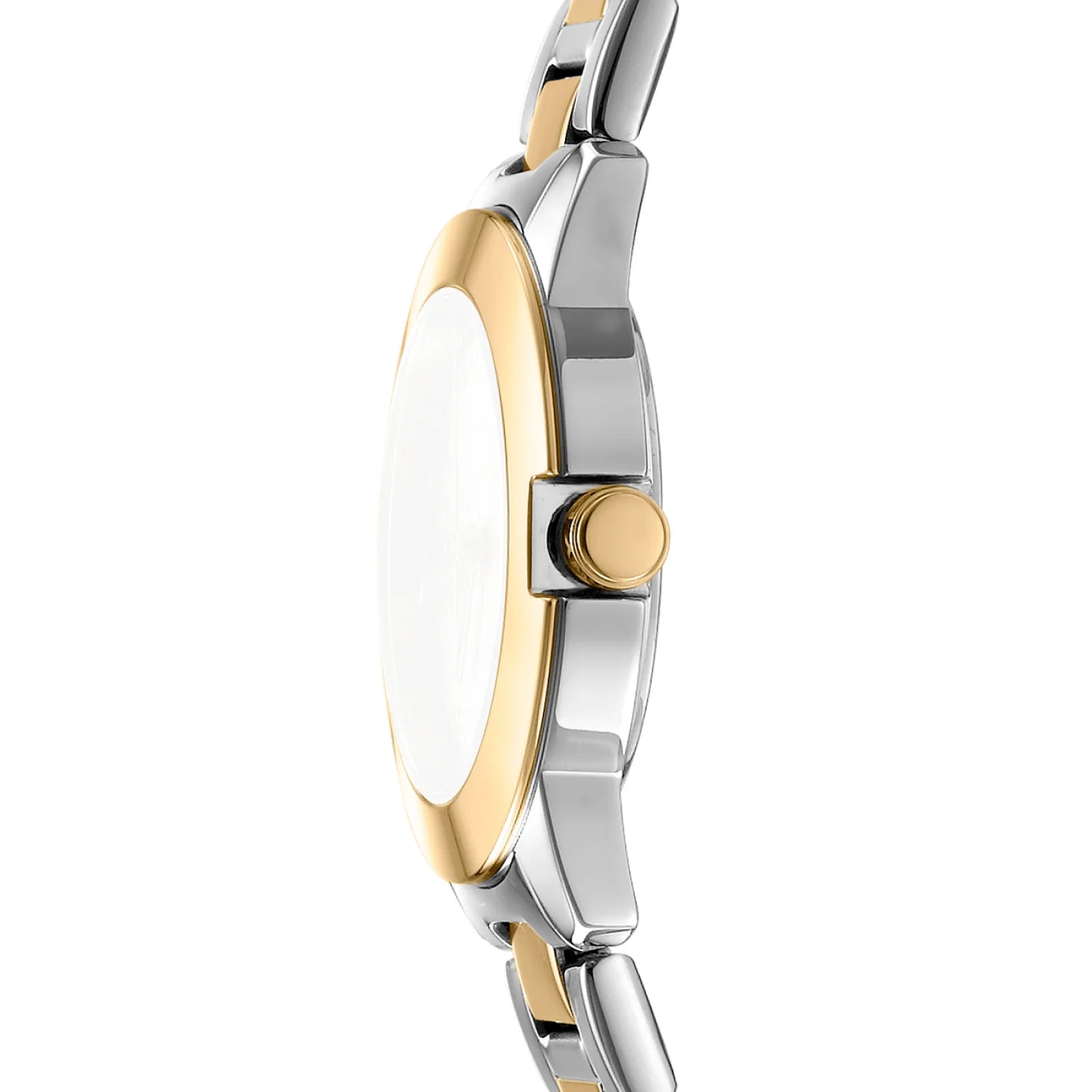 DKNY Park Ave Blue Dial Silver Gold Two Tone Stainless Steel Ladies Watch