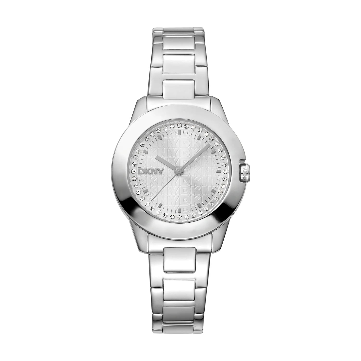 DKNY Park Ave Silver Dial Stainless Steel Ladies Watch
