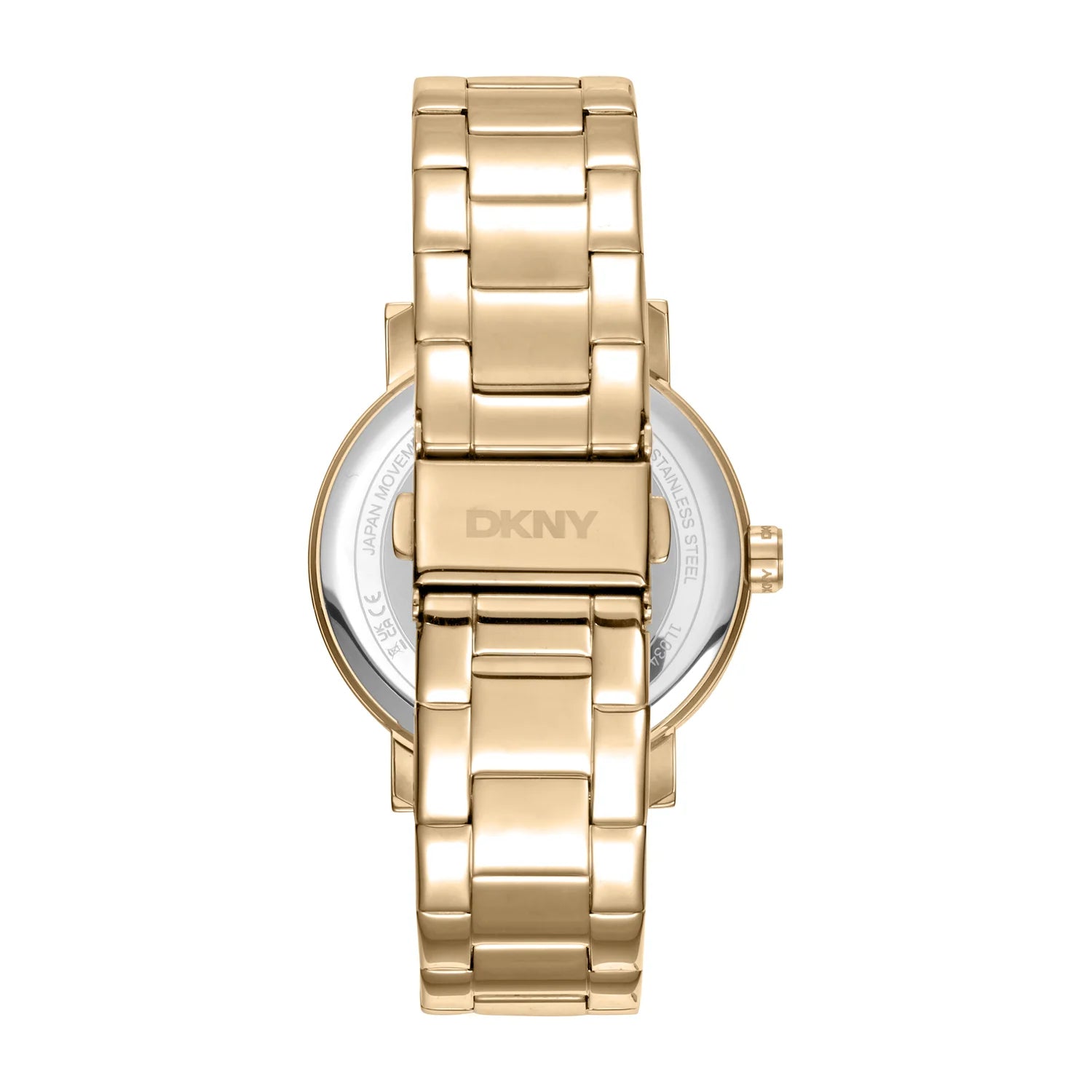 DKNY Soho Maxi Champagne Dial Gold Stainless Steel Watch Ladies Watch