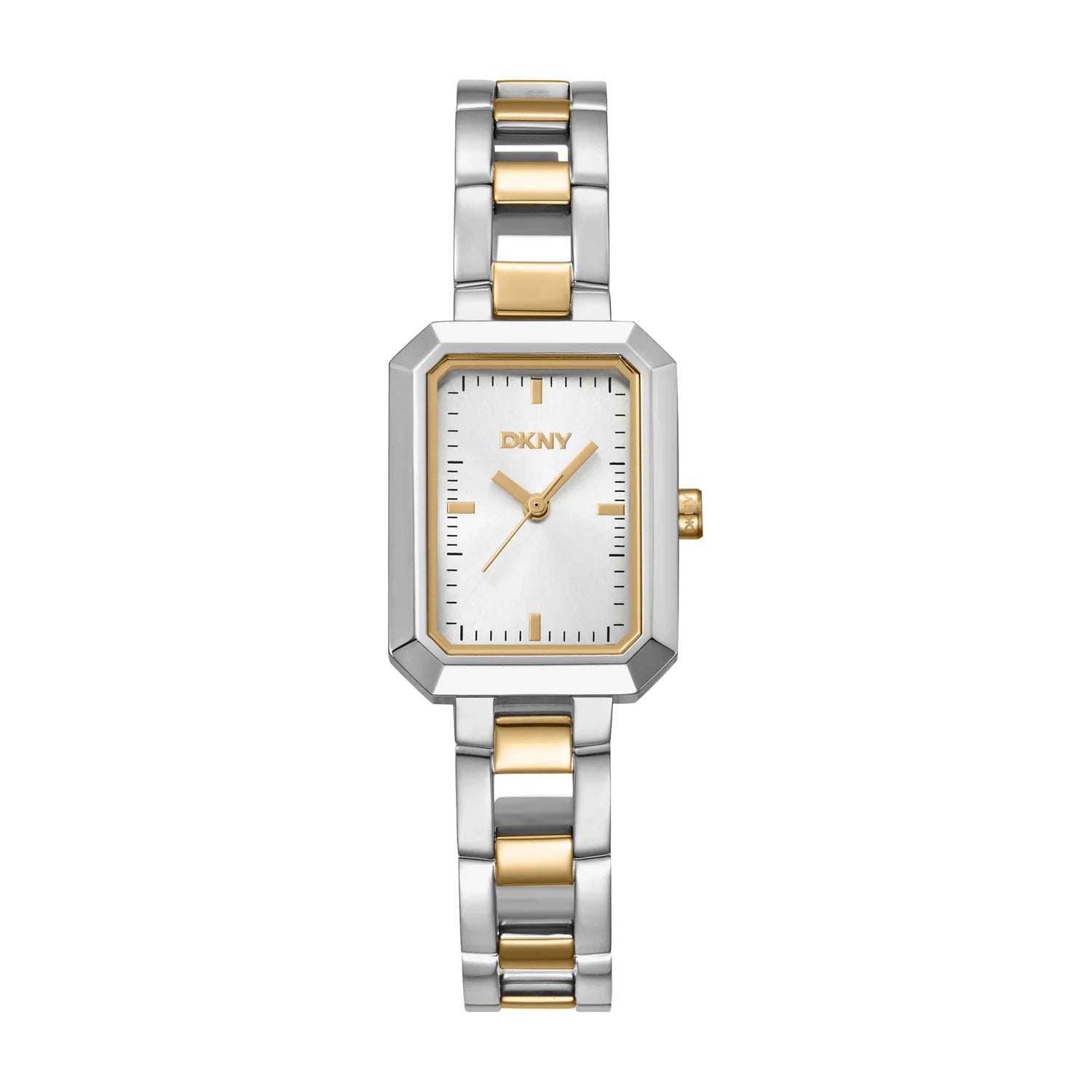 DKNY Uptown Midi Two Tone Silver Gold Ladies Watch