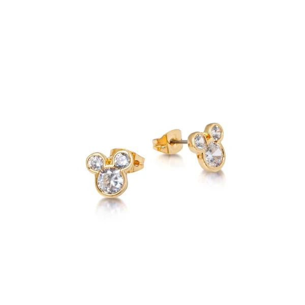 DISNEY MICKEY MOUSE CRYSTAL STUD EARRINGS