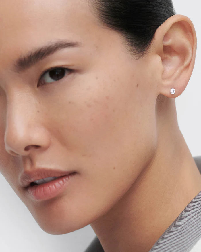 Delia 18ct Gold Lab Diamond Stud Earrings