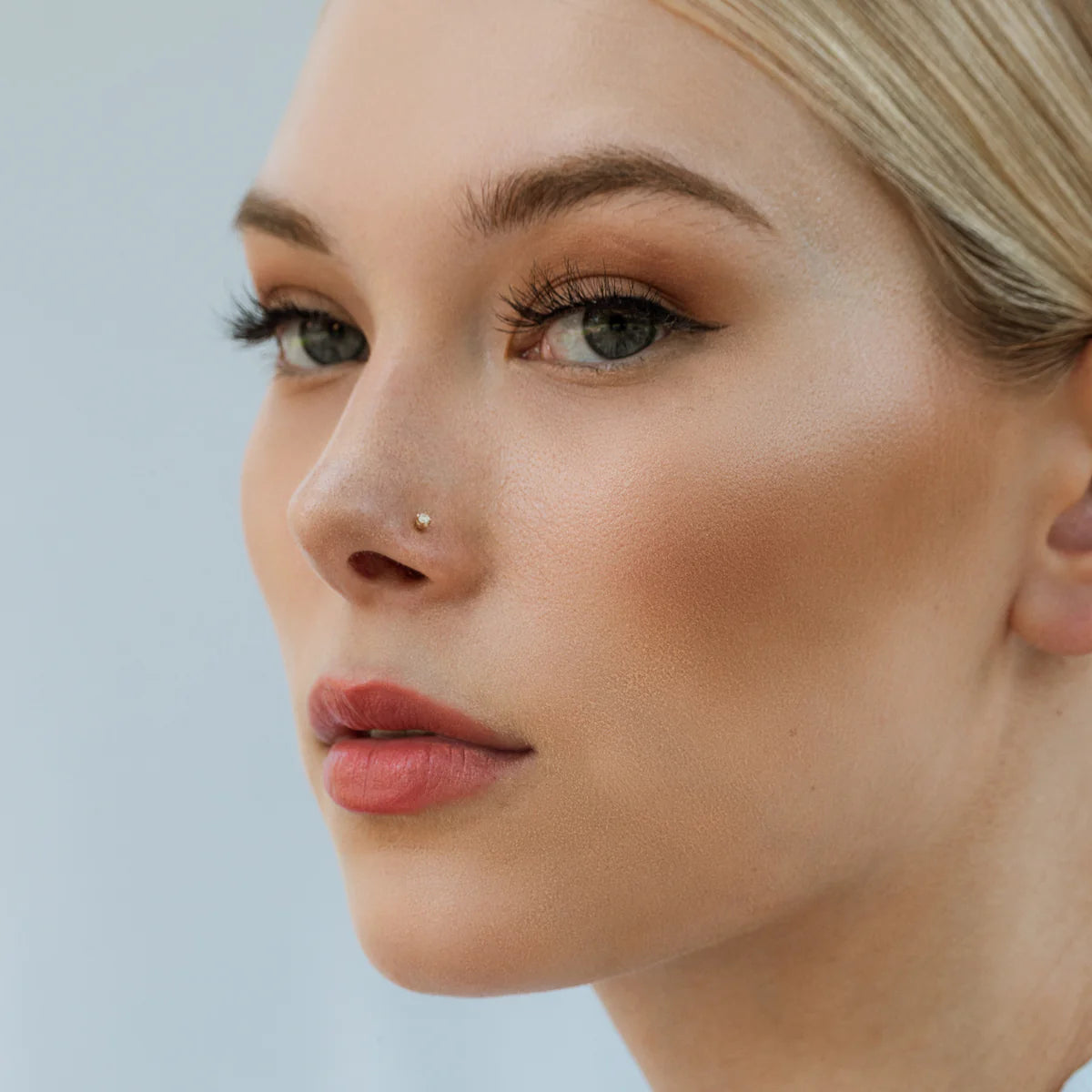 Diamond 9ct Gold Nose Stud