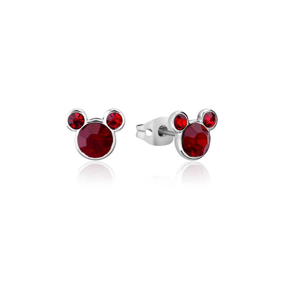 Disney Mickey Mouse Birthstone Stud Earrings