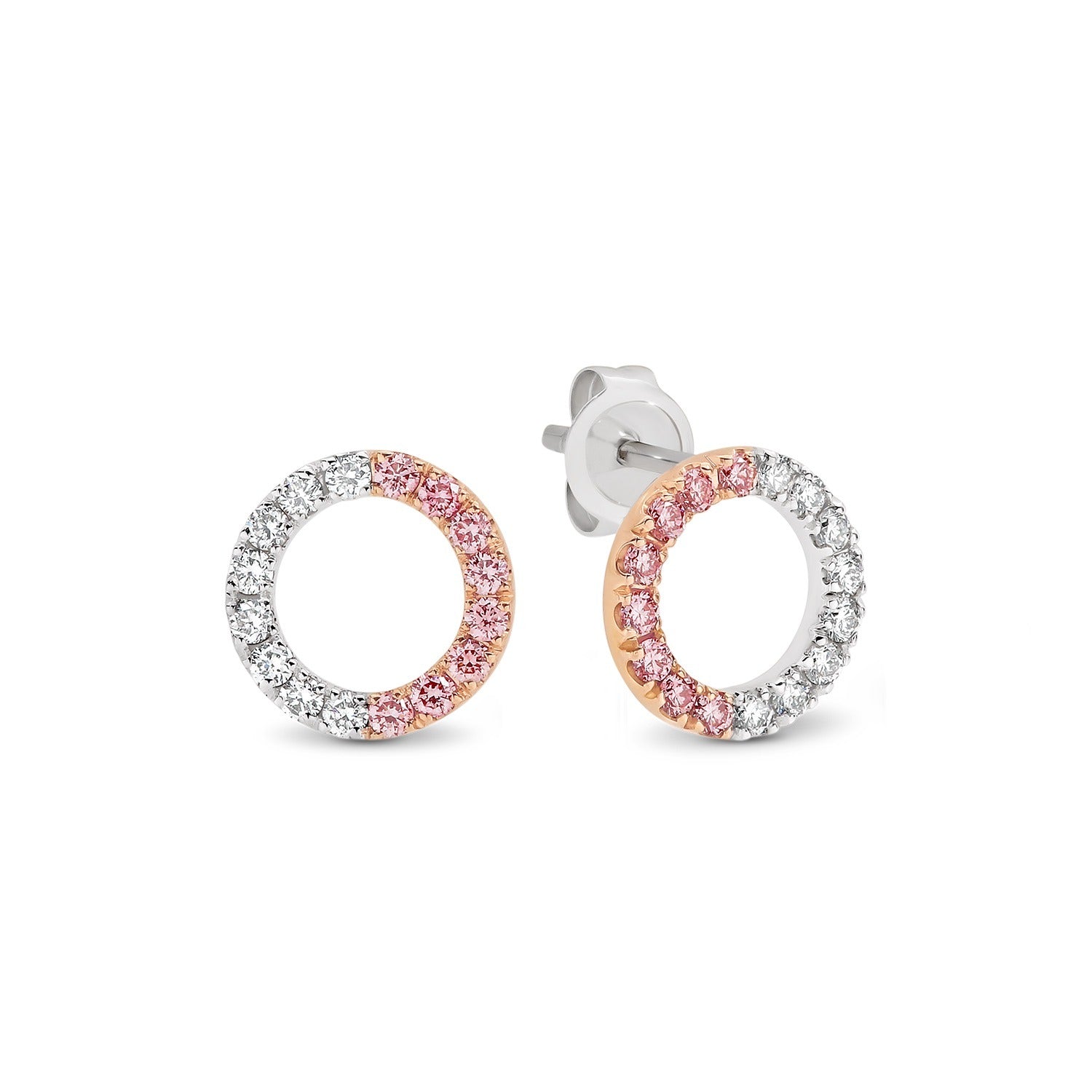 0.25 Pink Diamond Studs