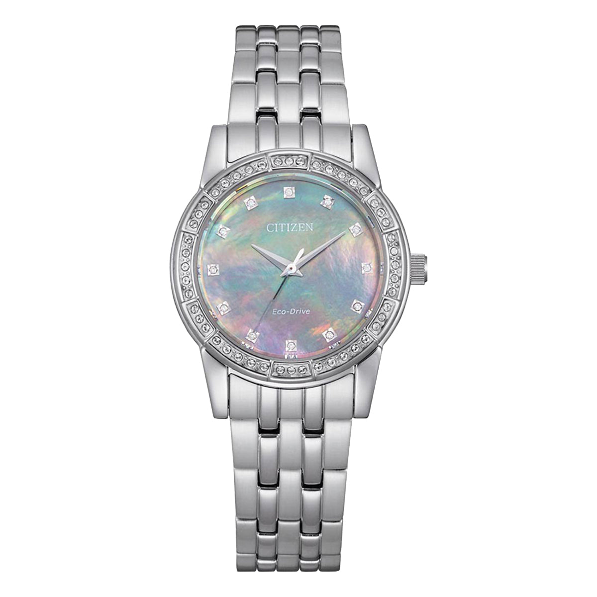 Silver Mother Of Pearl Watch