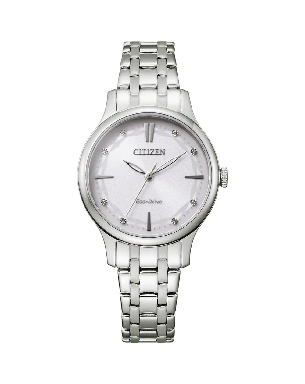 Ladies Silver Eco-Drive Silver