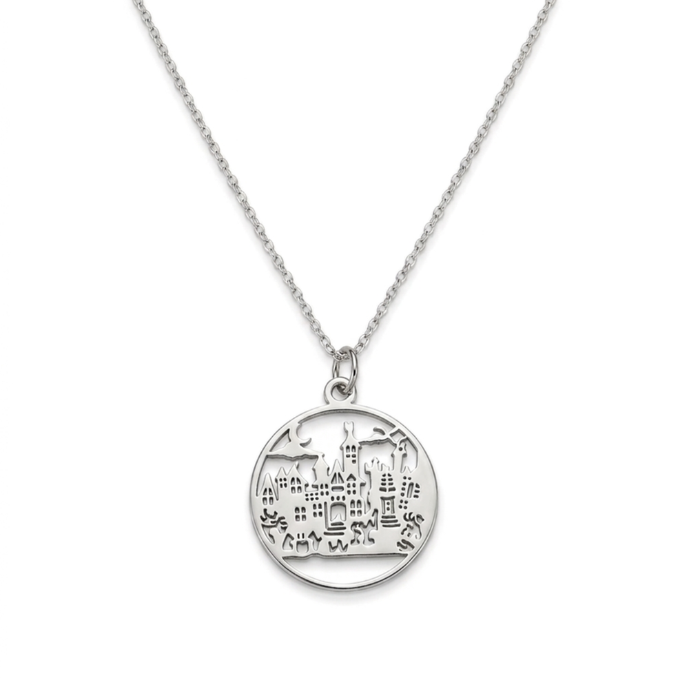 Sleepy Hollow Sterling Silver Pendant Necklace