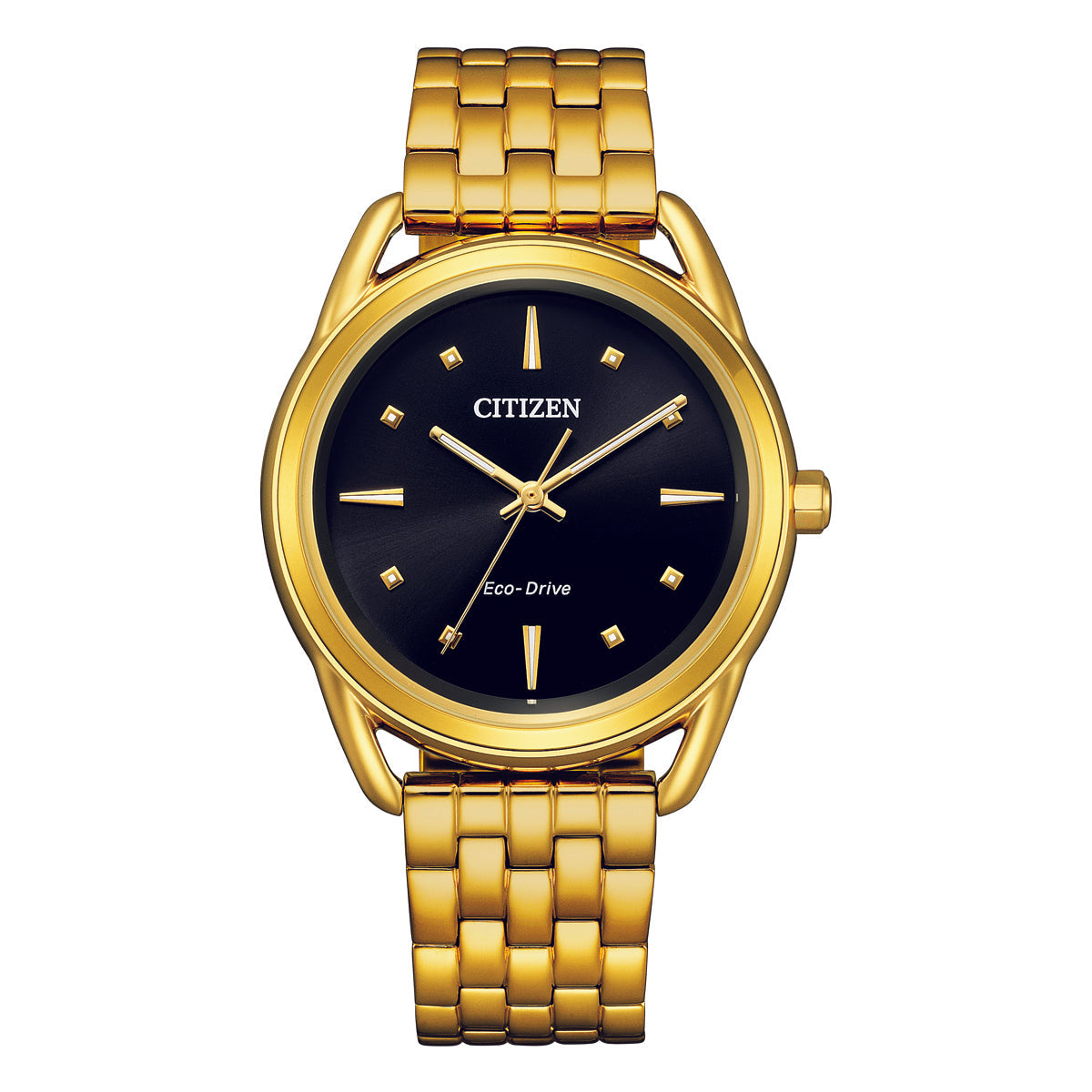 Ladies Black & Gold Dress Watch