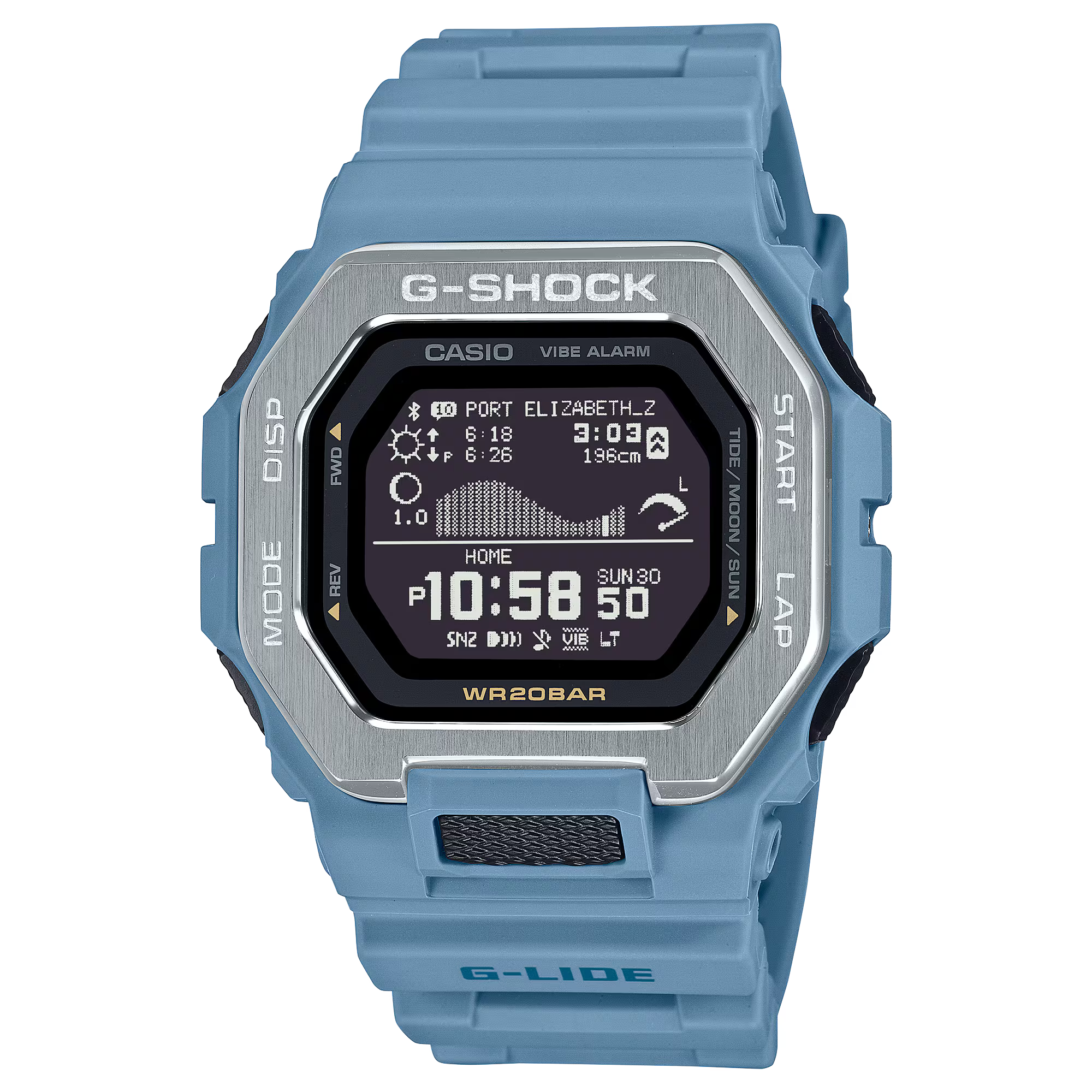 Casio G-Shock Surf Blue Digital Mens Watch