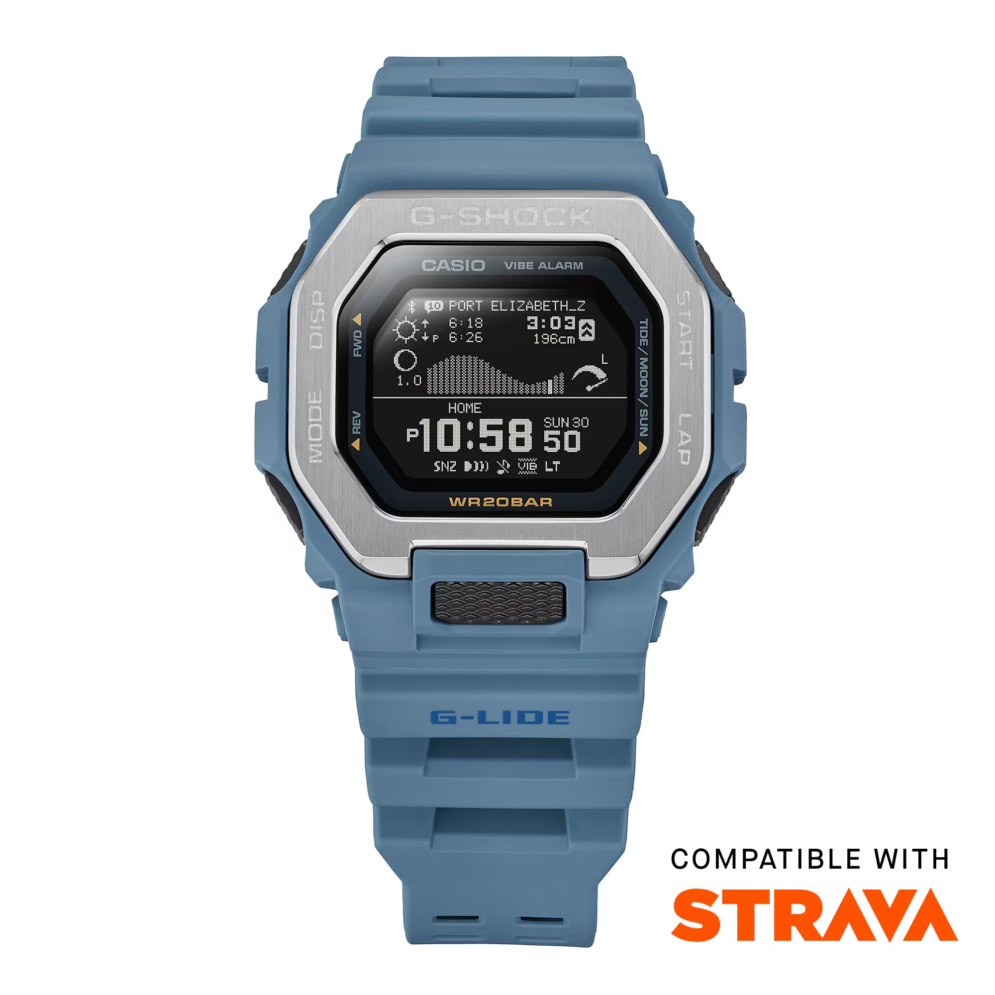 Casio G-Shock Surf Blue Digital Mens Watch