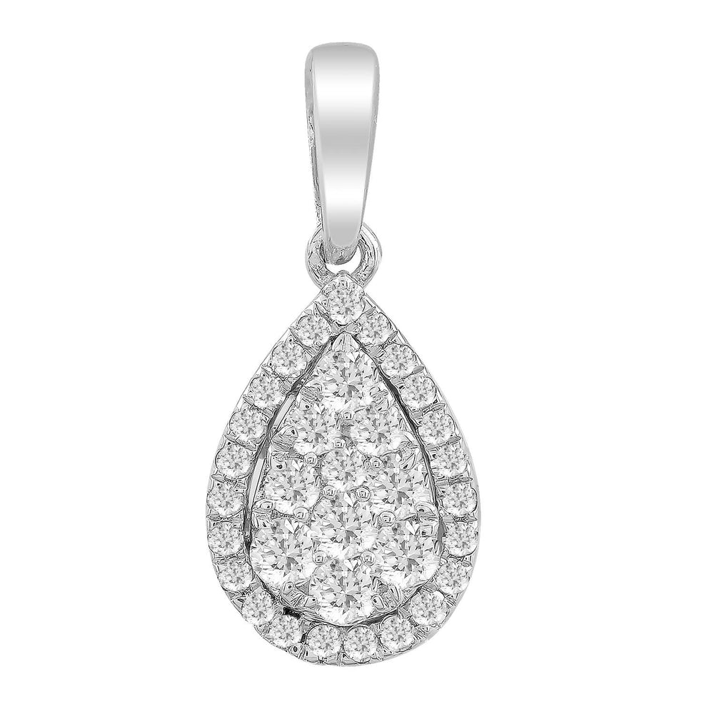 Linden Diamond Pendant (White Gold)
