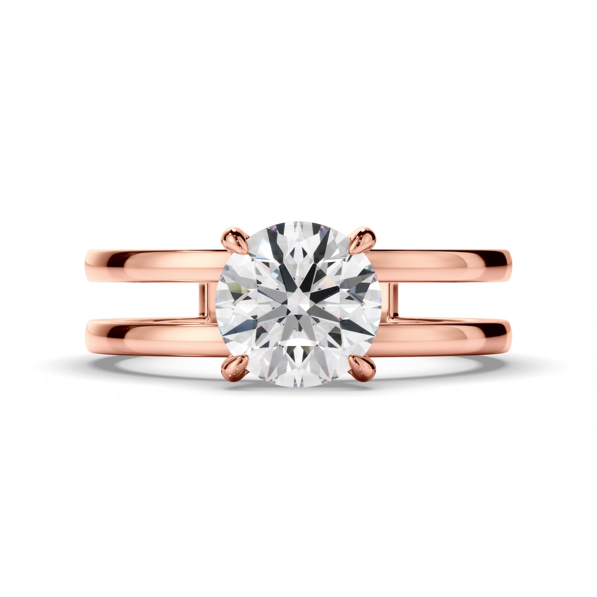 Calypso - Round Brilliant Cut Diamond Solitaire Engagement Ring