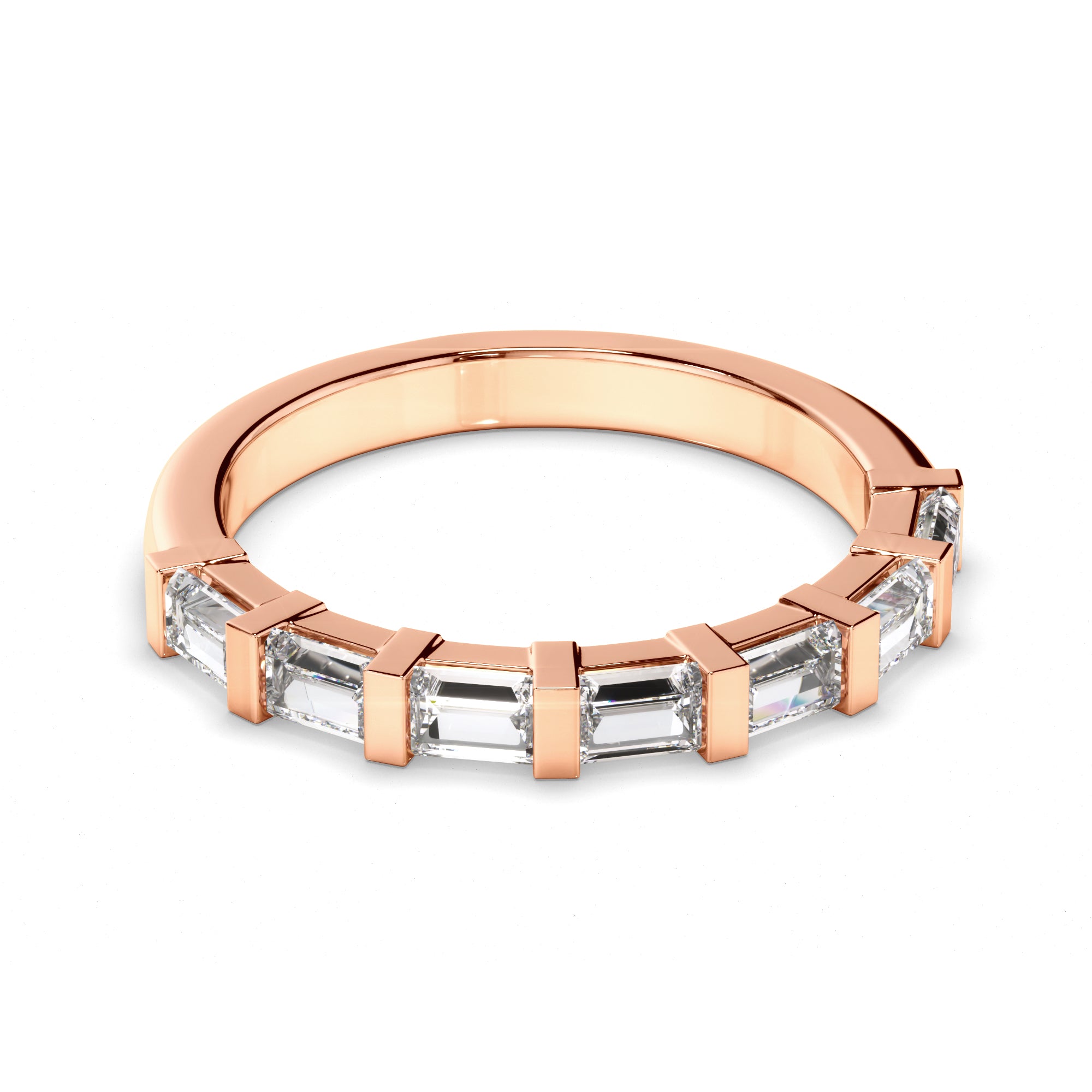 Lorelei - Baguette Cut Diamond Anniversary Ring