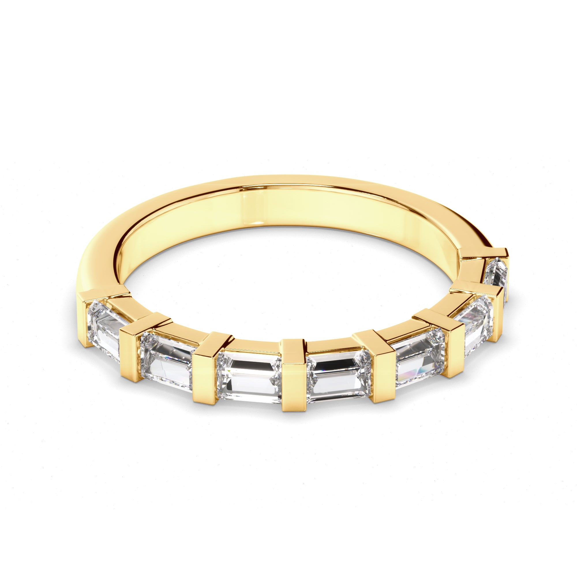Lorelei - Baguette Cut Diamond Anniversary Ring