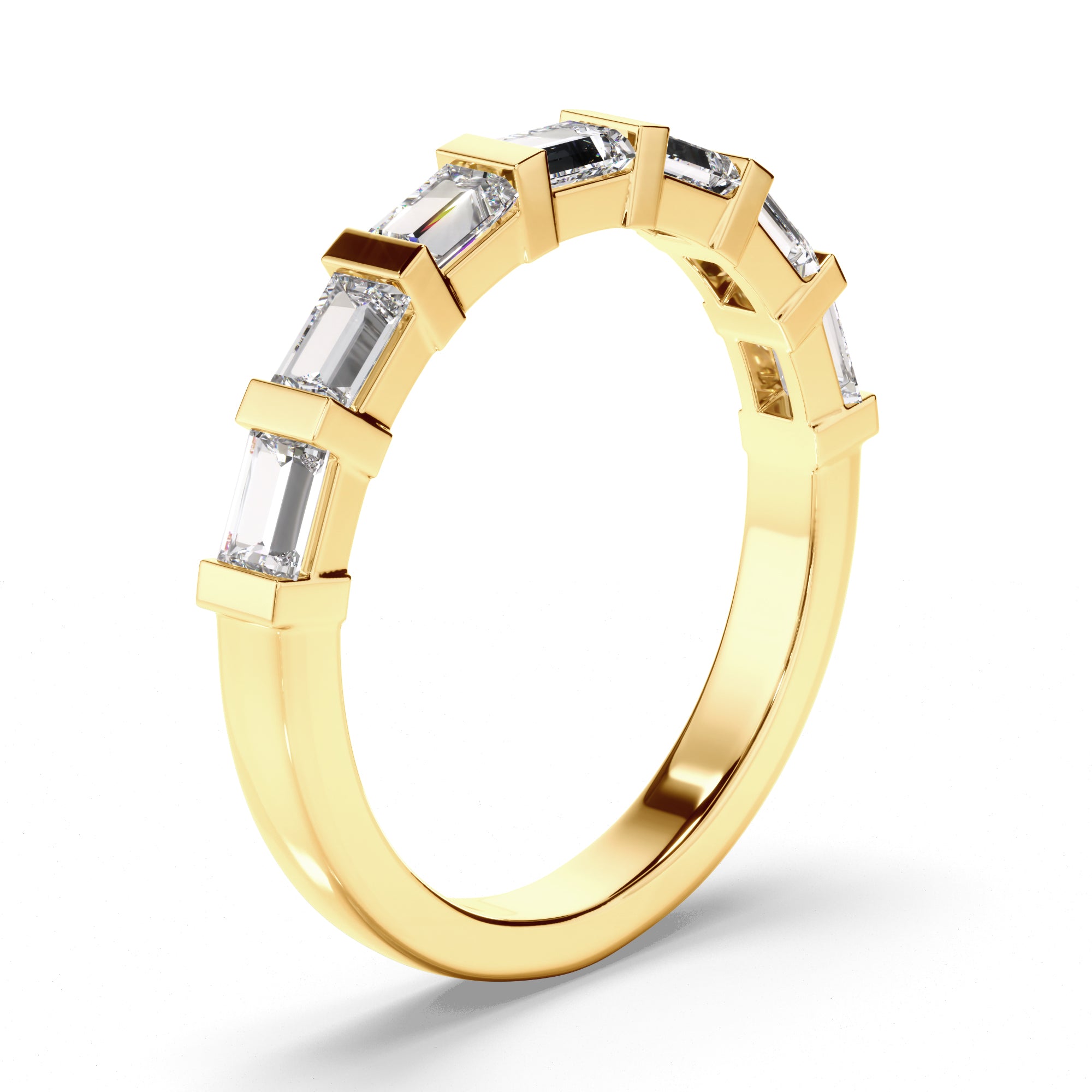Lorelei - Baguette Cut Diamond Anniversary Ring