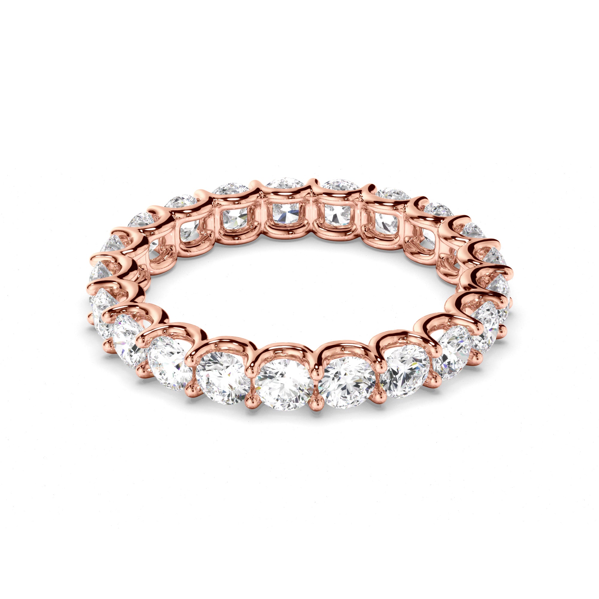 Sylvia - Round Brilliant Cut Diamond Eternity Ring