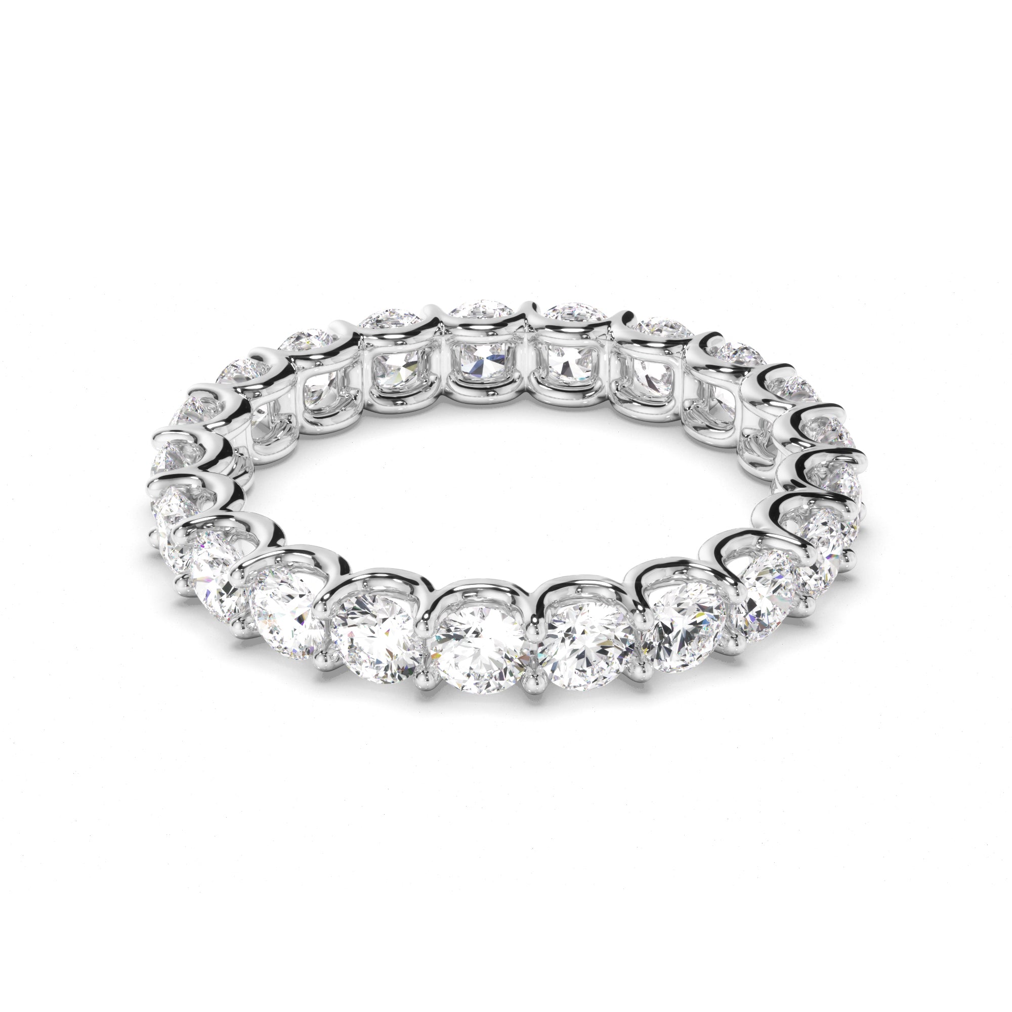 Sylvia - Round Brilliant Cut Diamond Eternity Ring