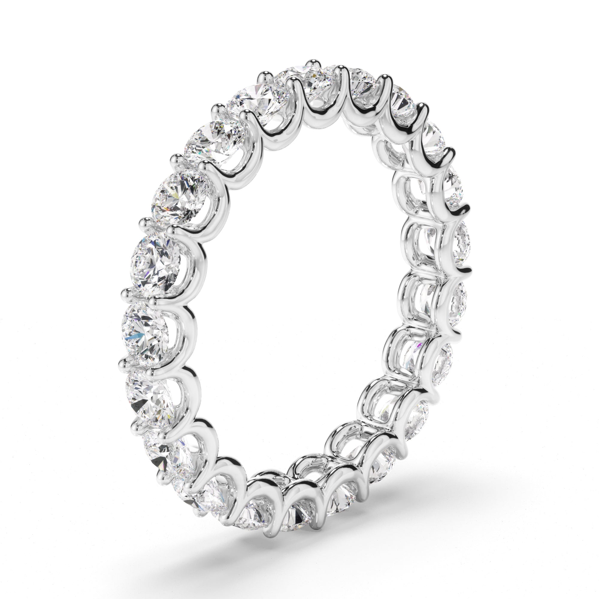 Sylvia - Round Brilliant Cut Diamond Eternity Ring