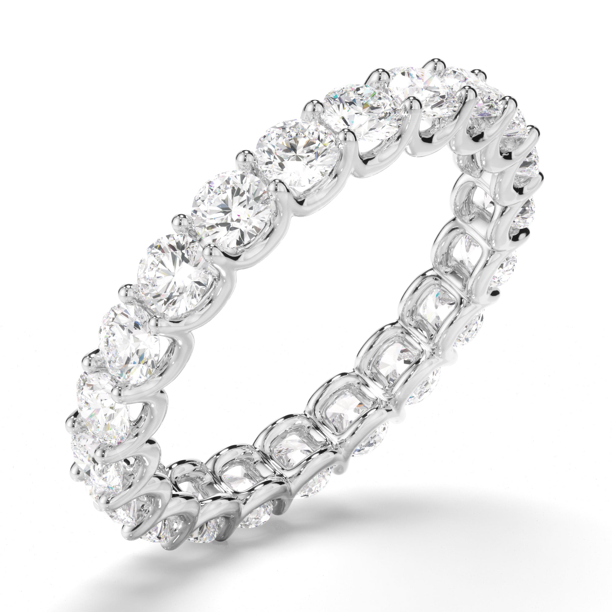 Sylvia - Round Brilliant Cut Diamond Eternity Ring