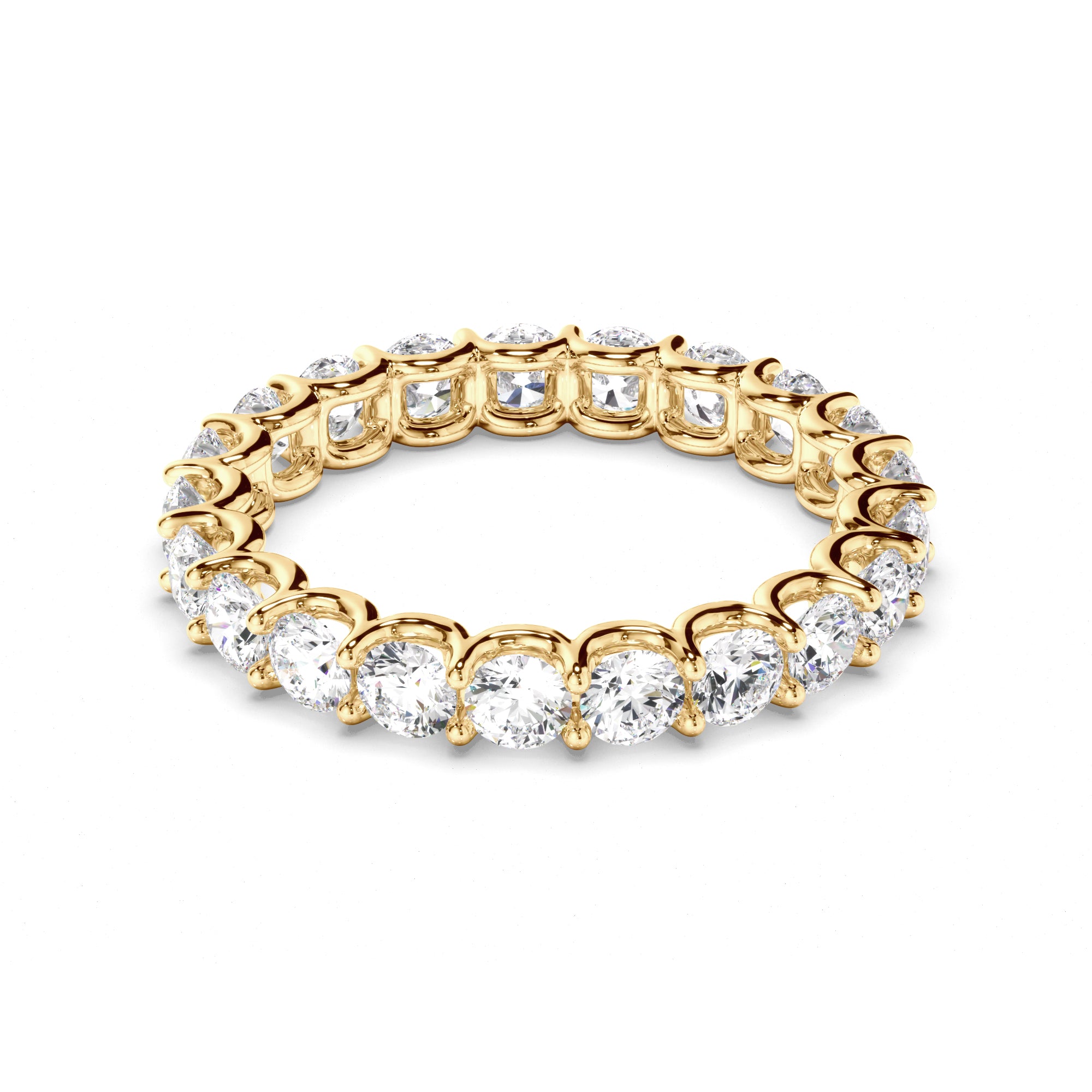 Sylvia - Round Brilliant Cut Diamond Eternity Ring