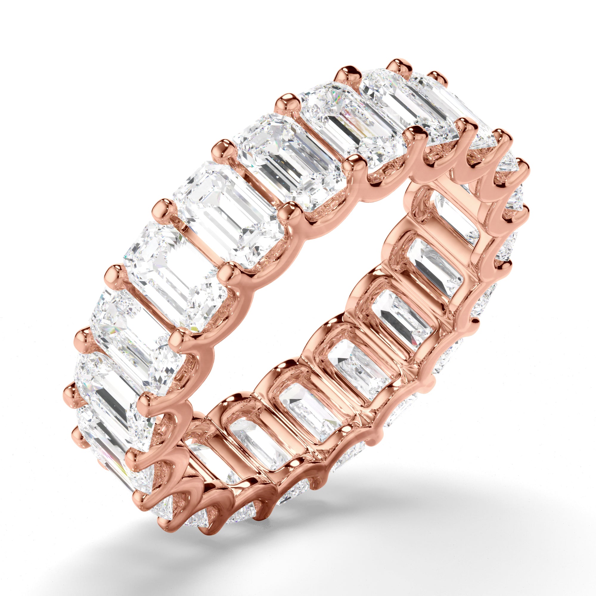 Mariella - Emerald Cut Diamond Eternity Ring