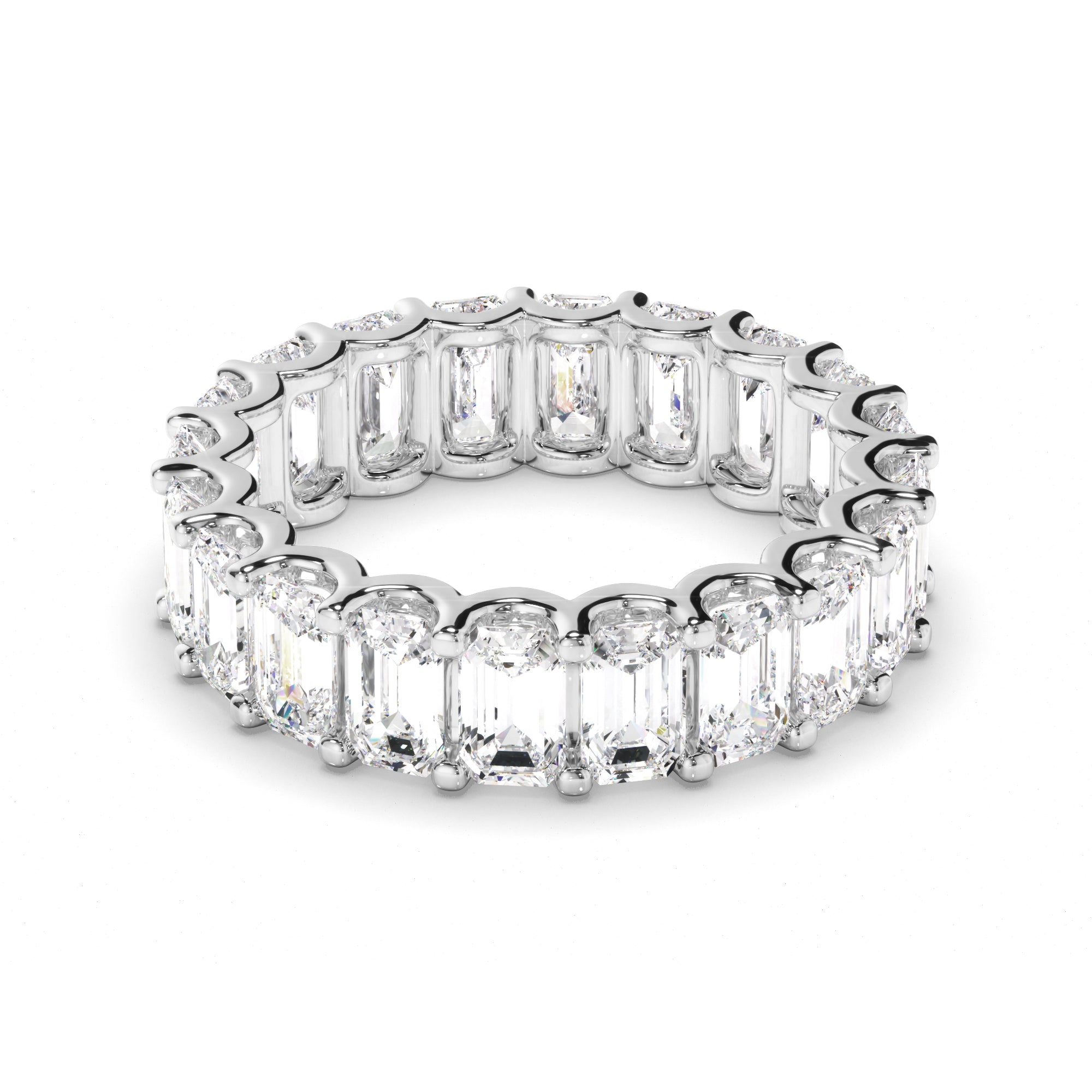 Mariella - Emerald Cut Diamond Eternity Ring