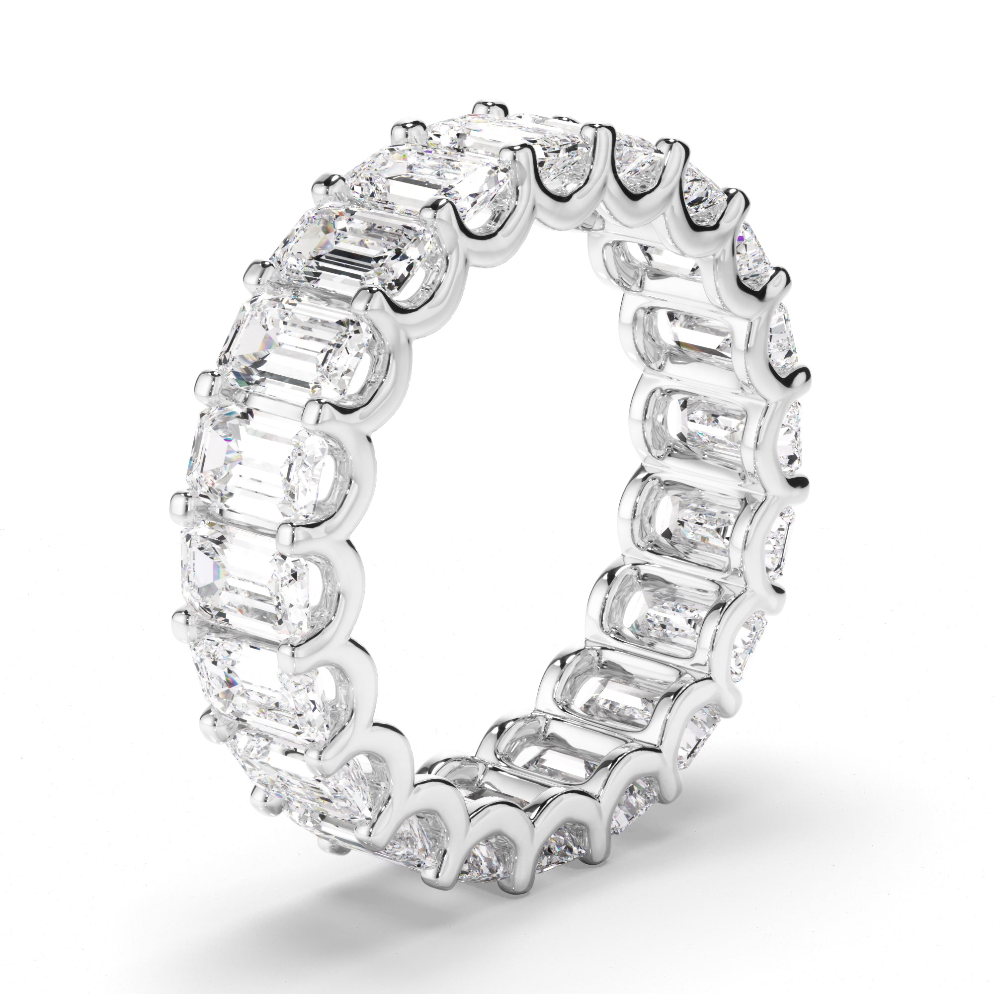 Mariella - Emerald Cut Diamond Eternity Ring