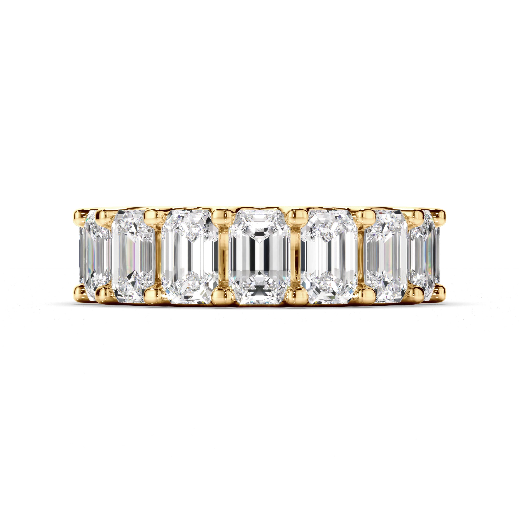 Giselle - Emerald Cut Diamond Eternity Ring