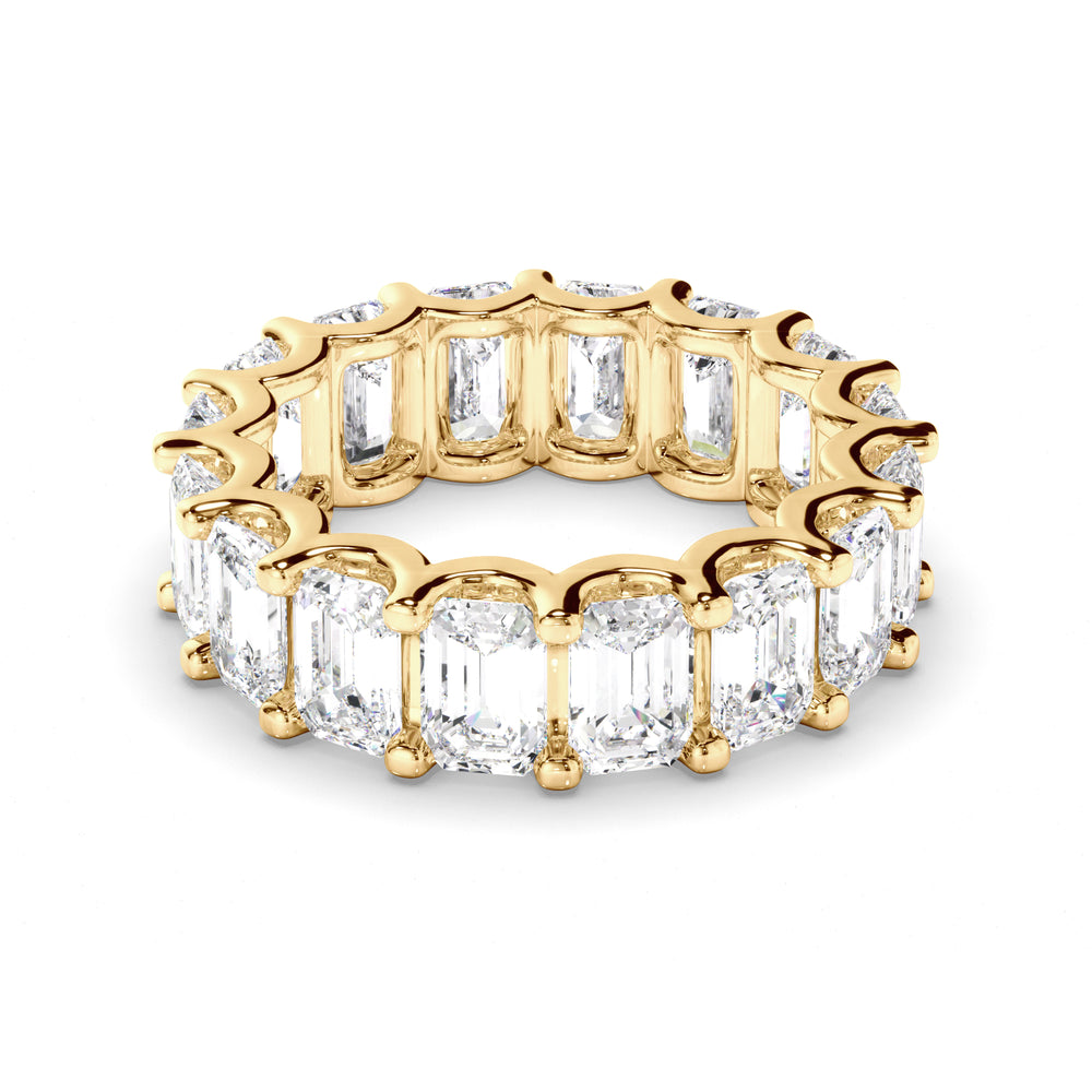 Giselle - Emerald Cut Diamond Eternity Ring