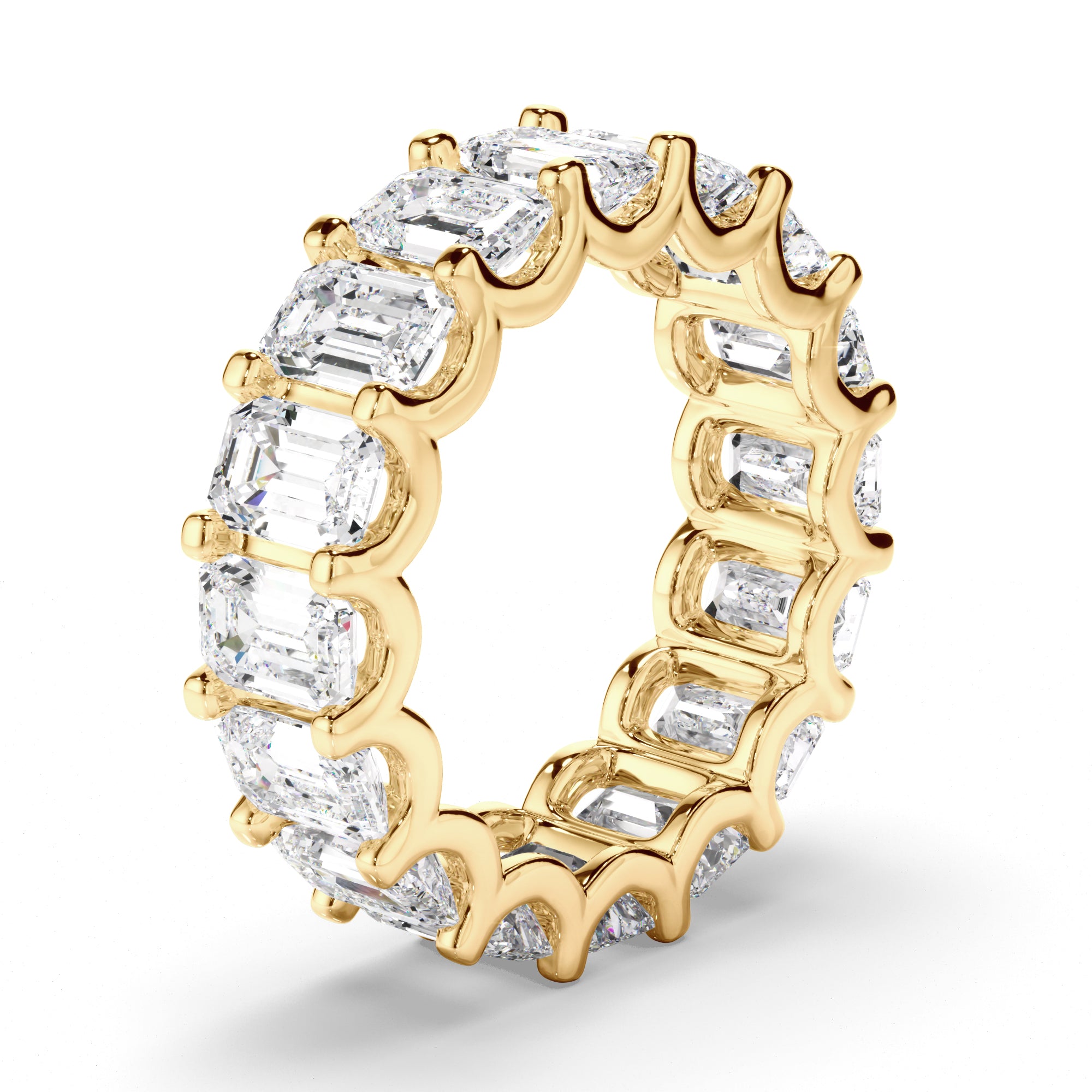 Giselle - Emerald Cut Diamond Eternity Ring