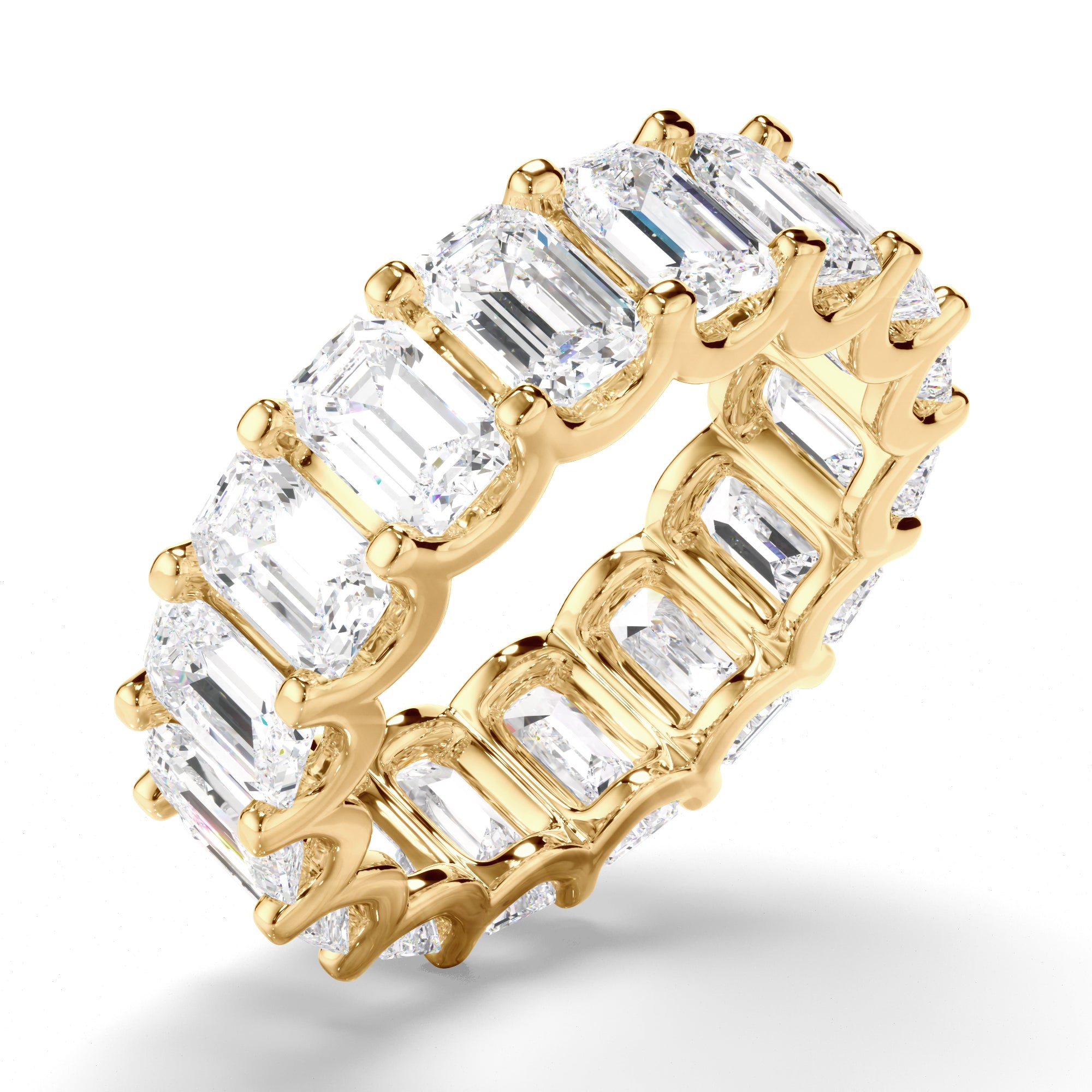 Giselle - Emerald Cut Diamond Eternity Ring