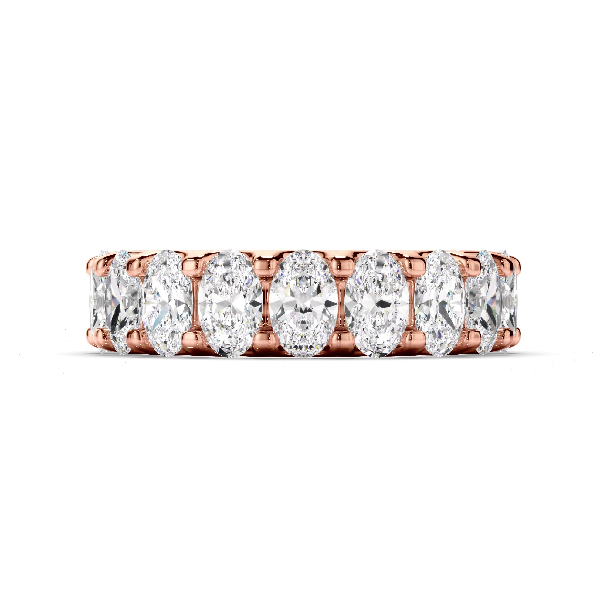 Allegra - Oval Cut Diamond Eternity Ring