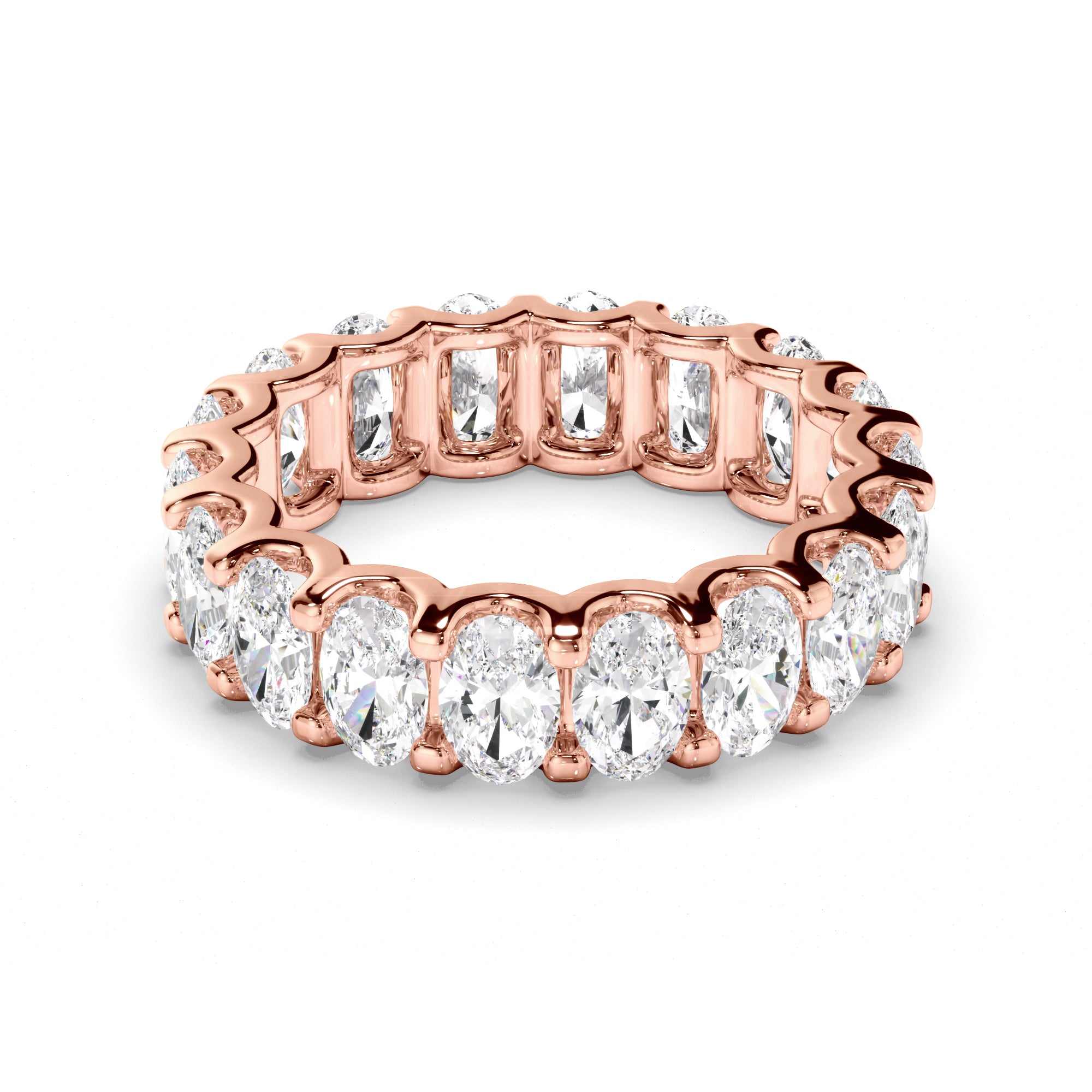Allegra - Oval Cut Diamond Eternity Ring