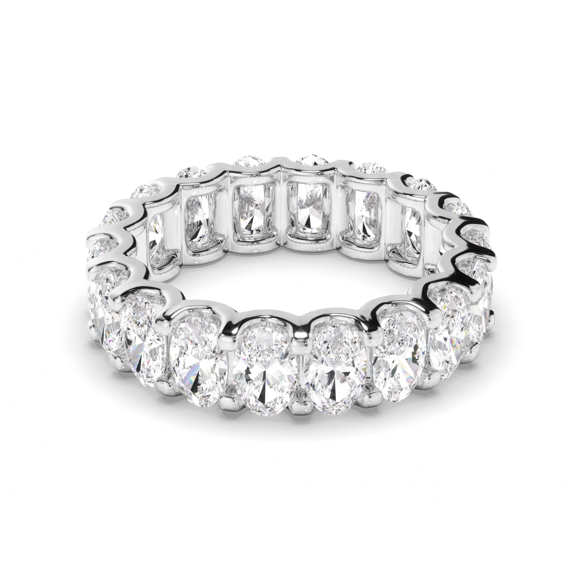 Allegra - Oval Cut Diamond Eternity Ring