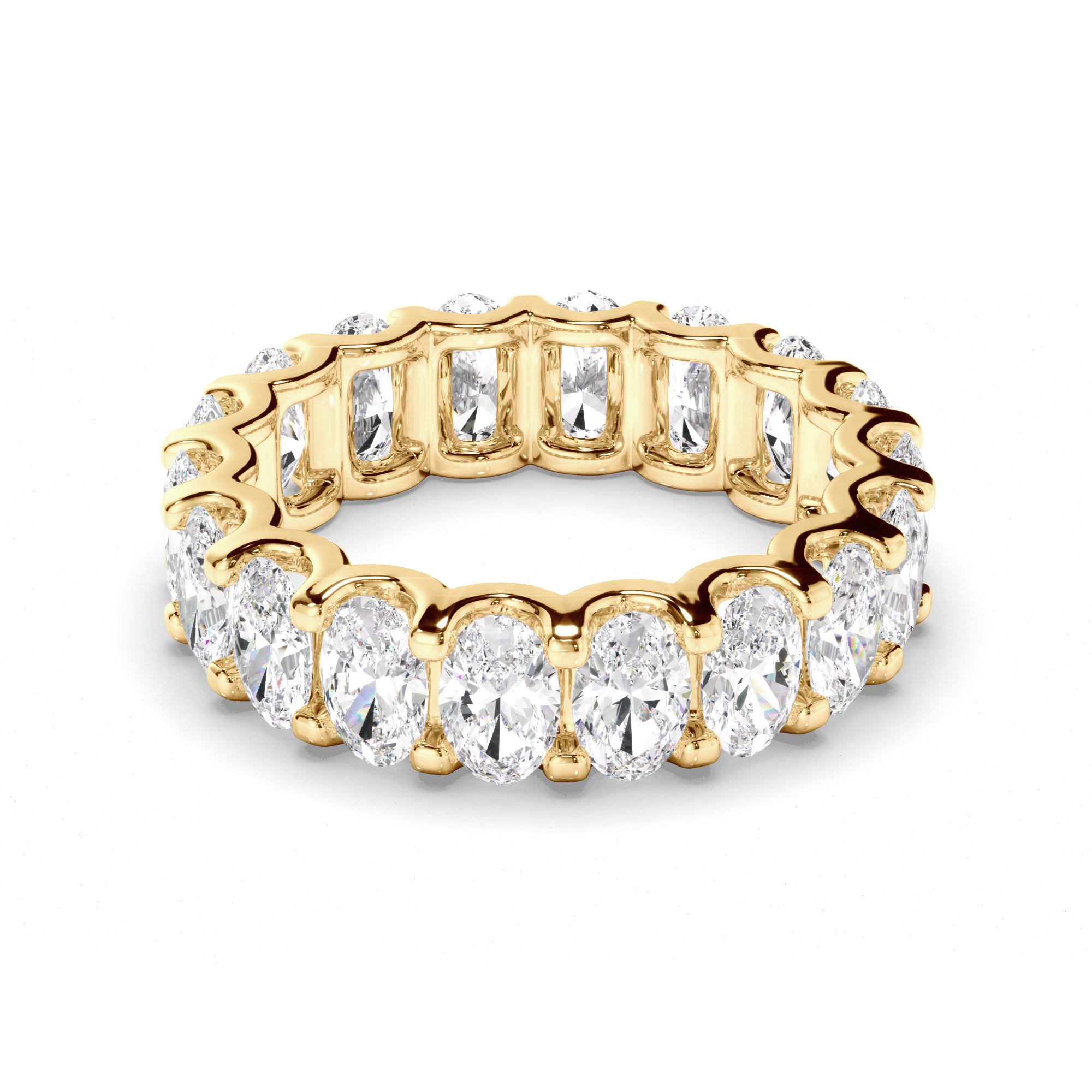 Allegra - Oval Cut Diamond Eternity Ring