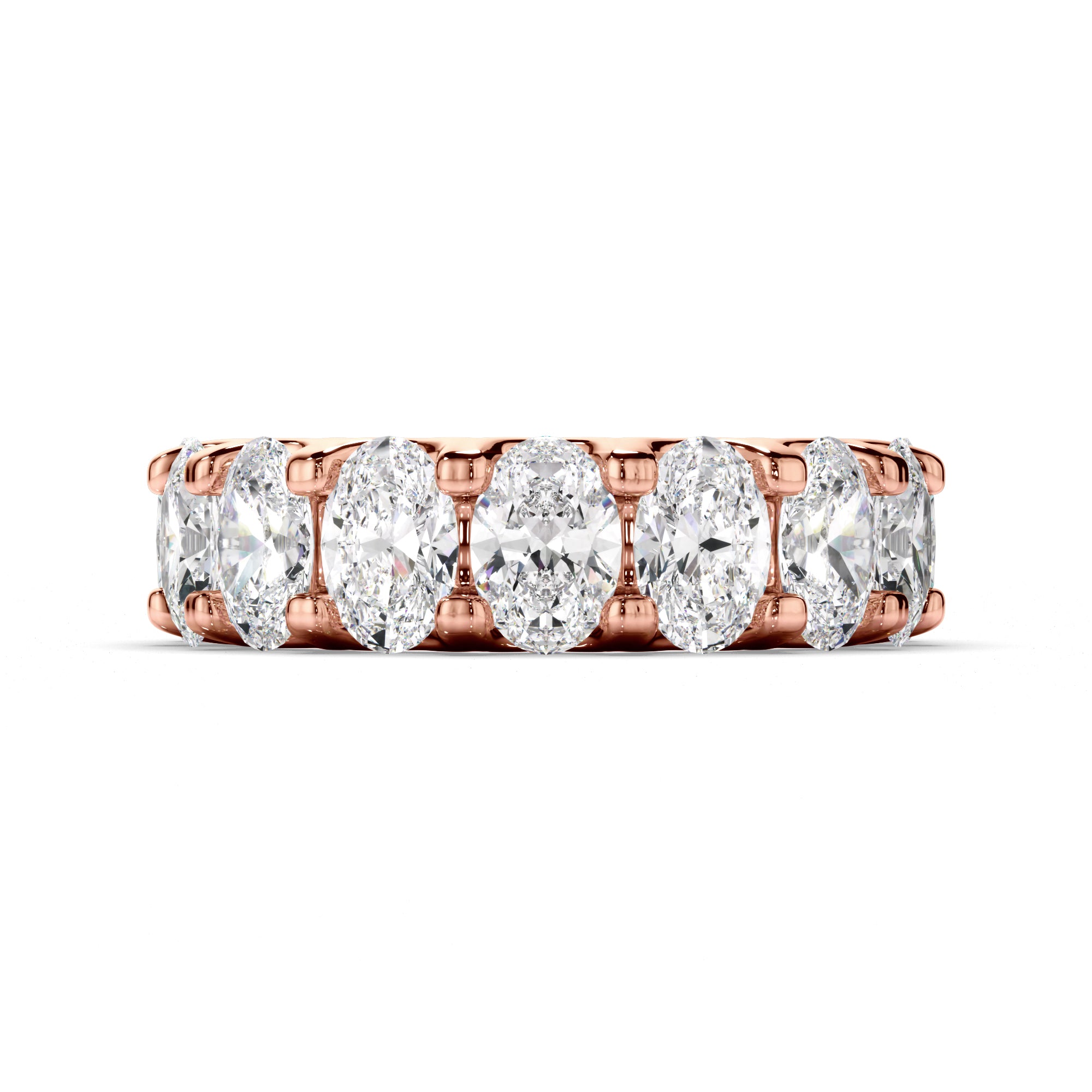 Adele - Oval Cut Diamond Eternity Ring