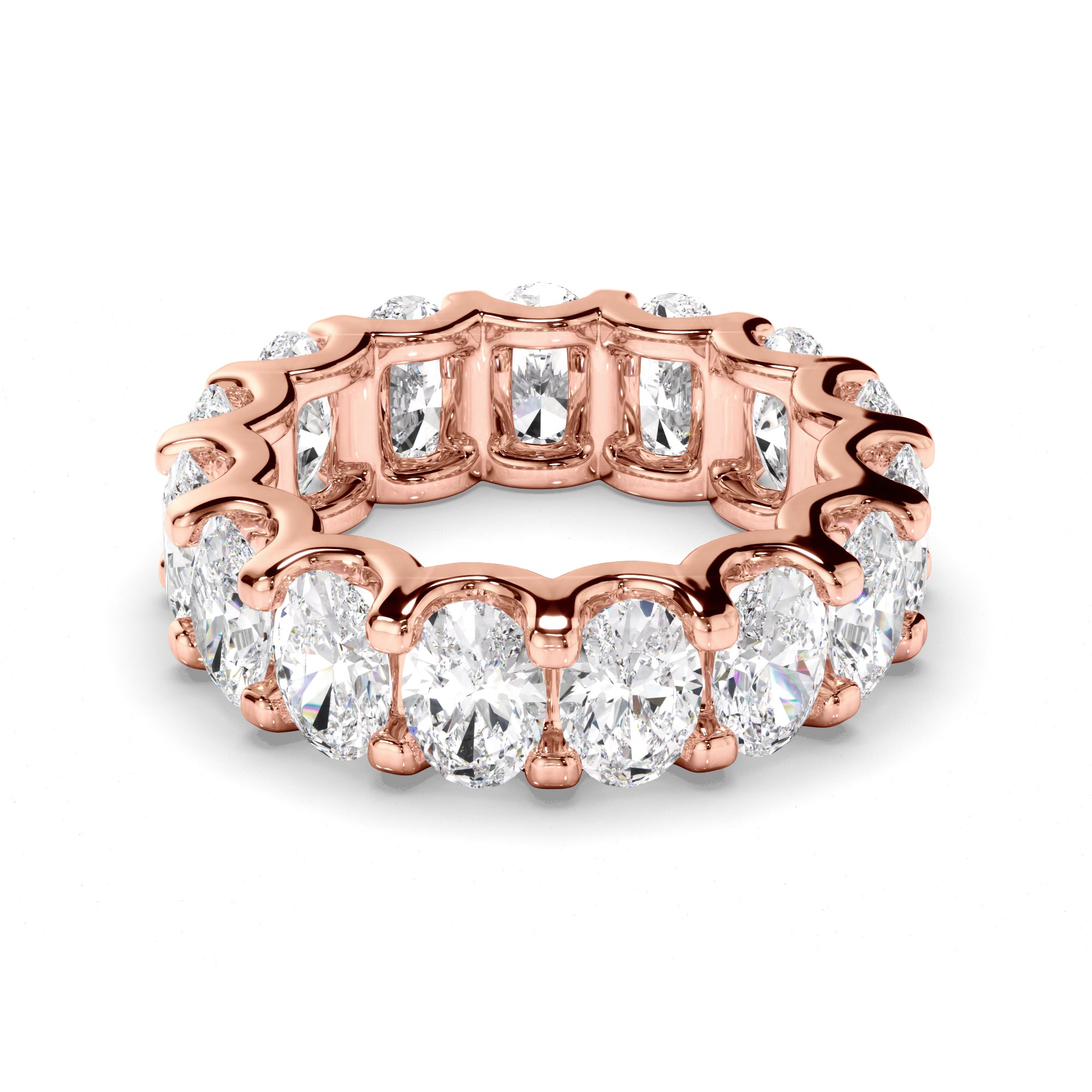 Adele - Oval Cut Diamond Eternity Ring