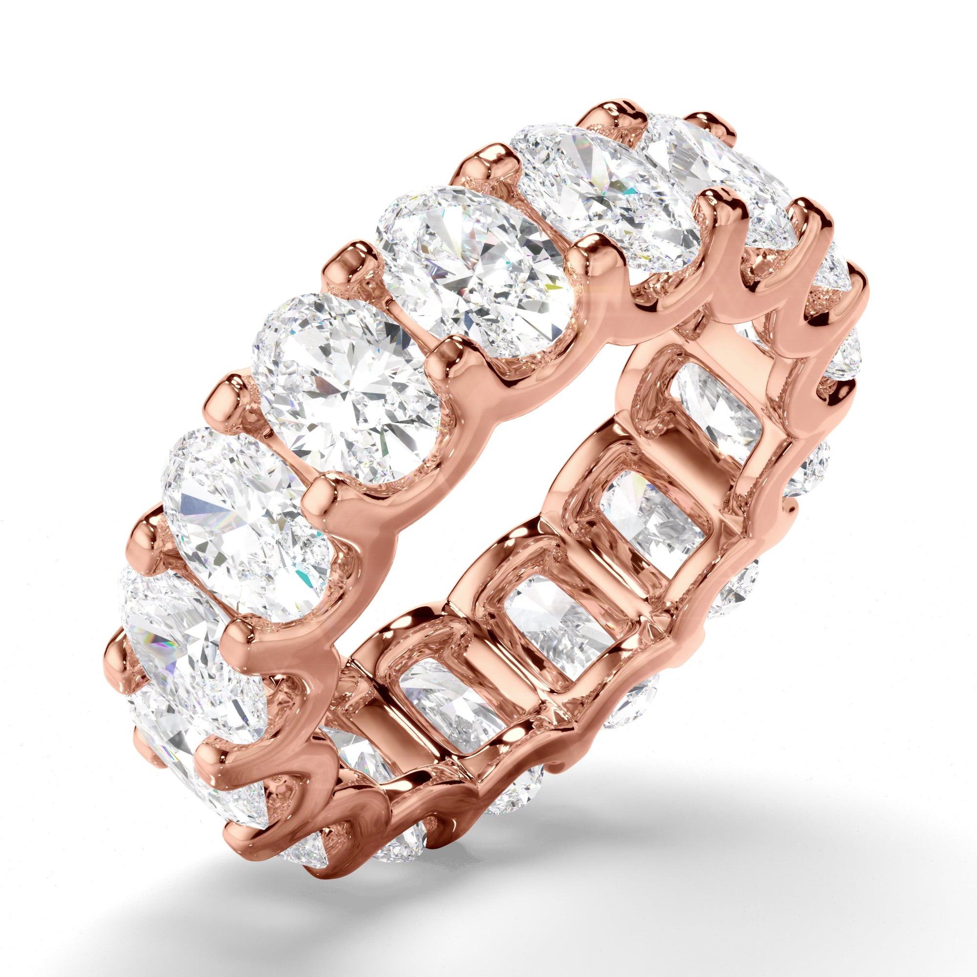 Adele - Oval Cut Diamond Eternity Ring