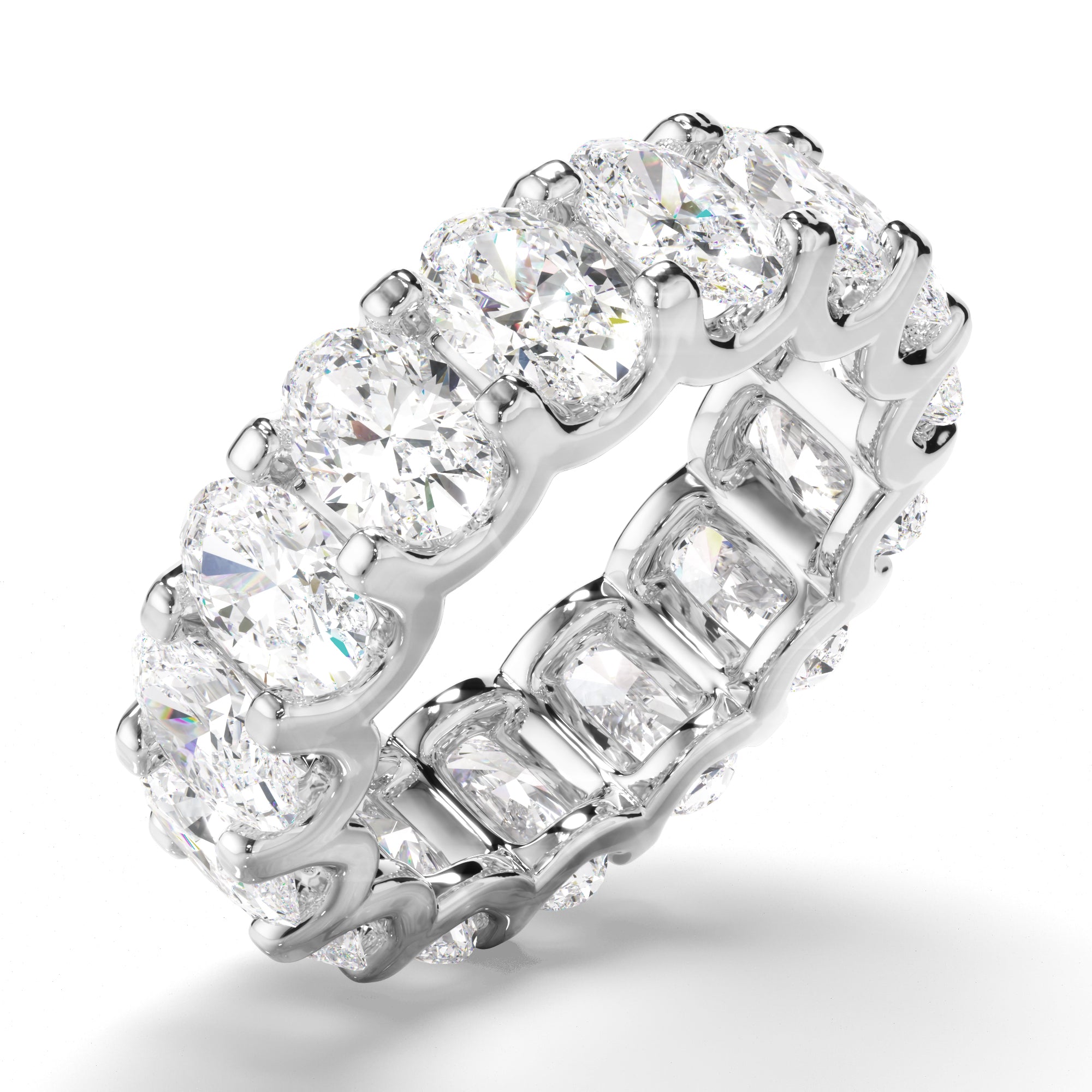 Adele - Oval Cut Diamond Eternity Ring