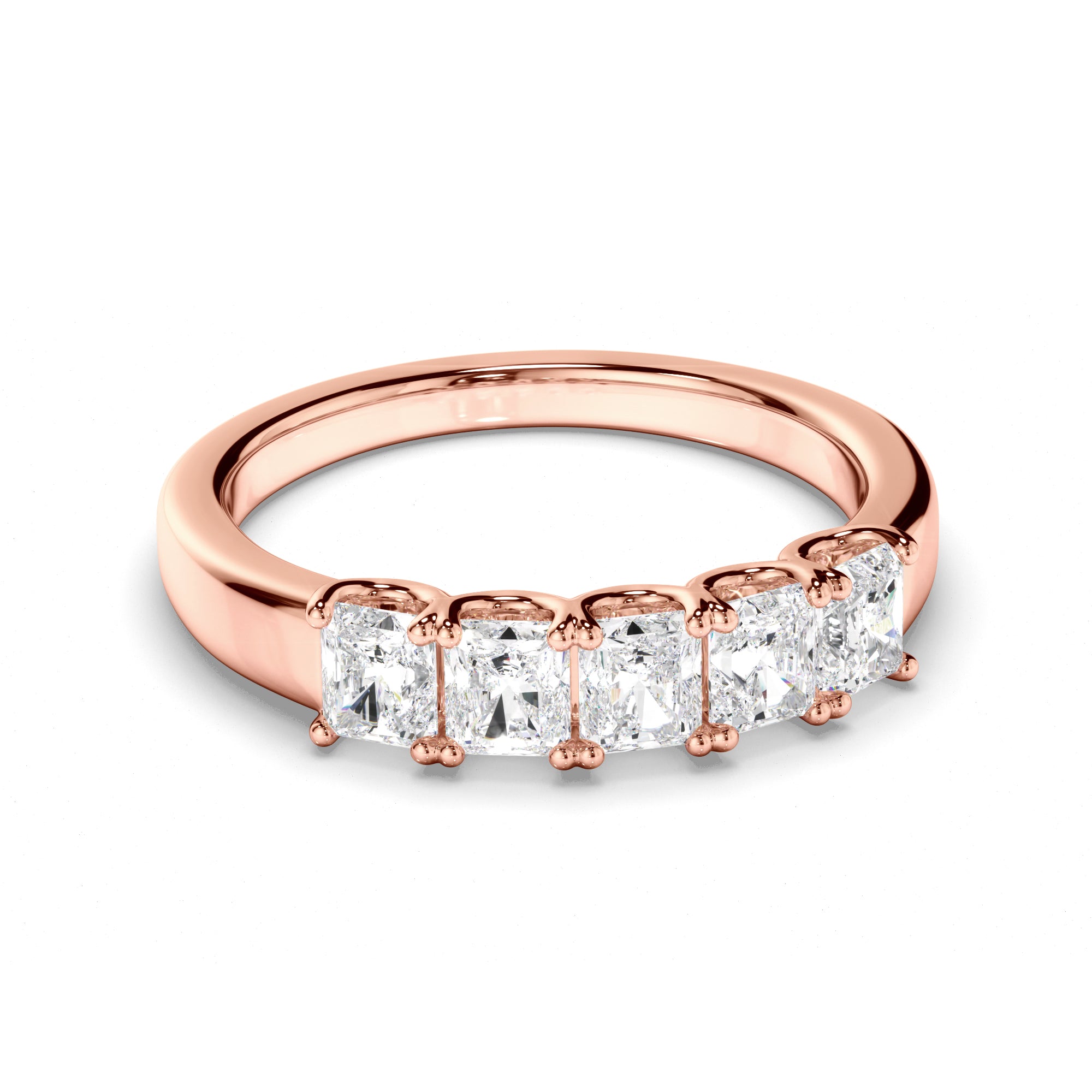 Lucienne - Radiant Cut Diamond Anniversary Ring