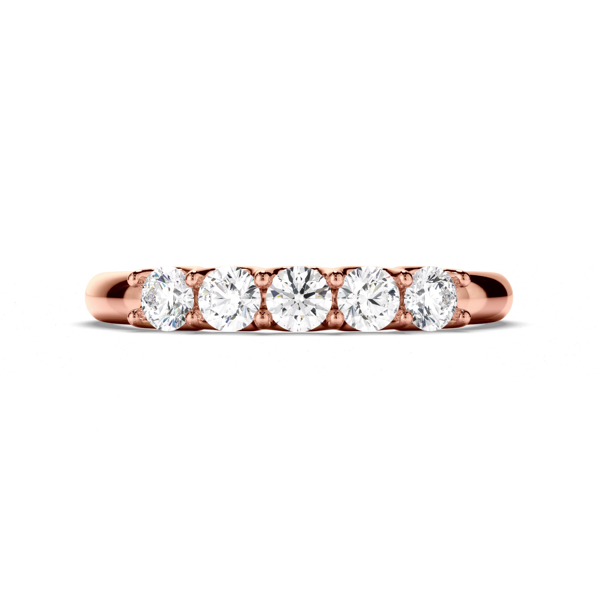 Marigold - Round Brilliant Cut Diamond Anniversary Ring