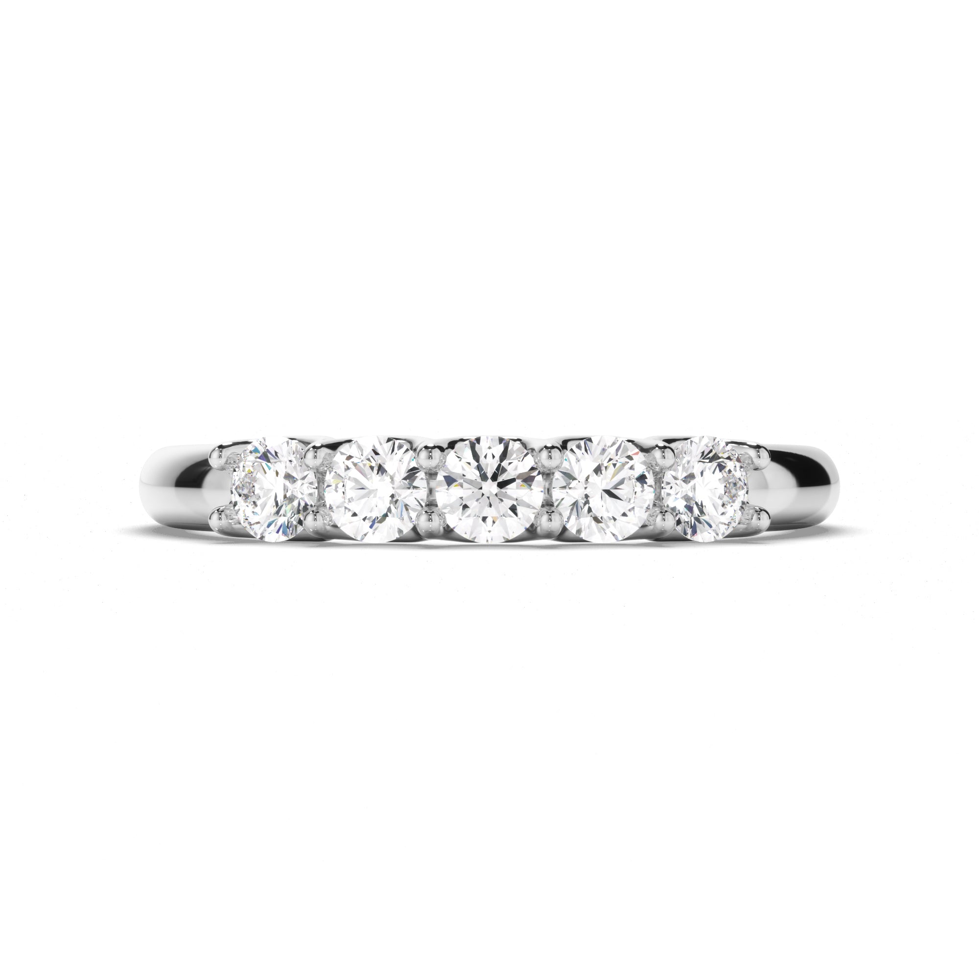 Marigold - Round Brilliant Cut Diamond Anniversary Ring