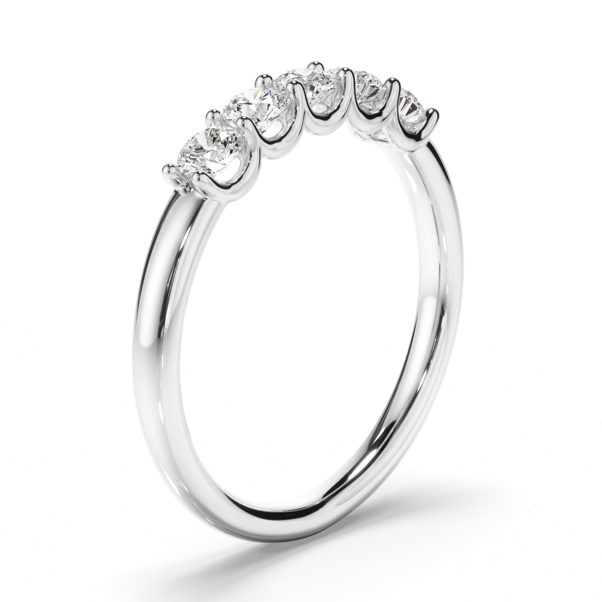 Marigold - Round Brilliant Cut Diamond Anniversary Ring